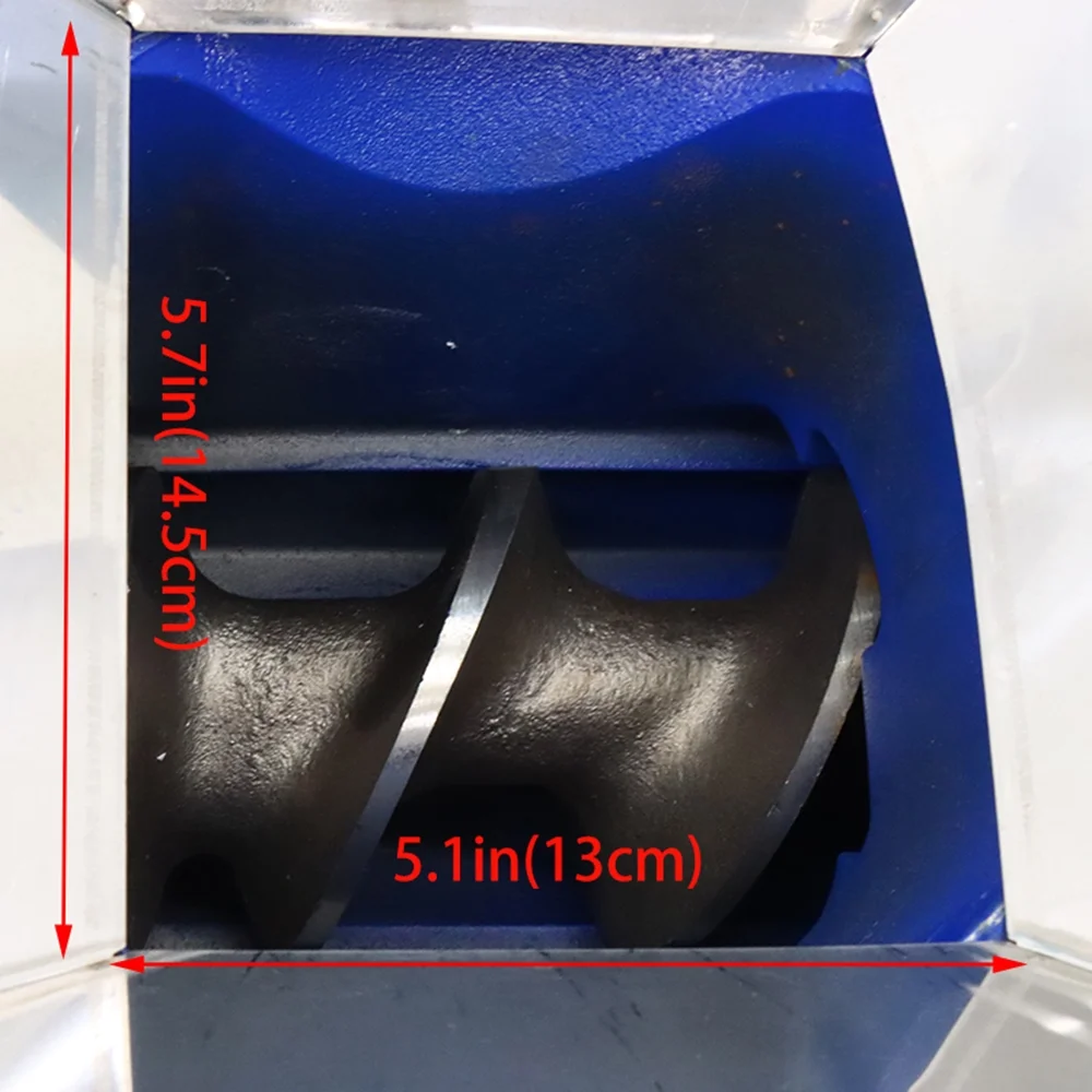 Techtongda Electric Bone Crusher Feed Processer Stainless Steel Meat Grinder 220V 3KW