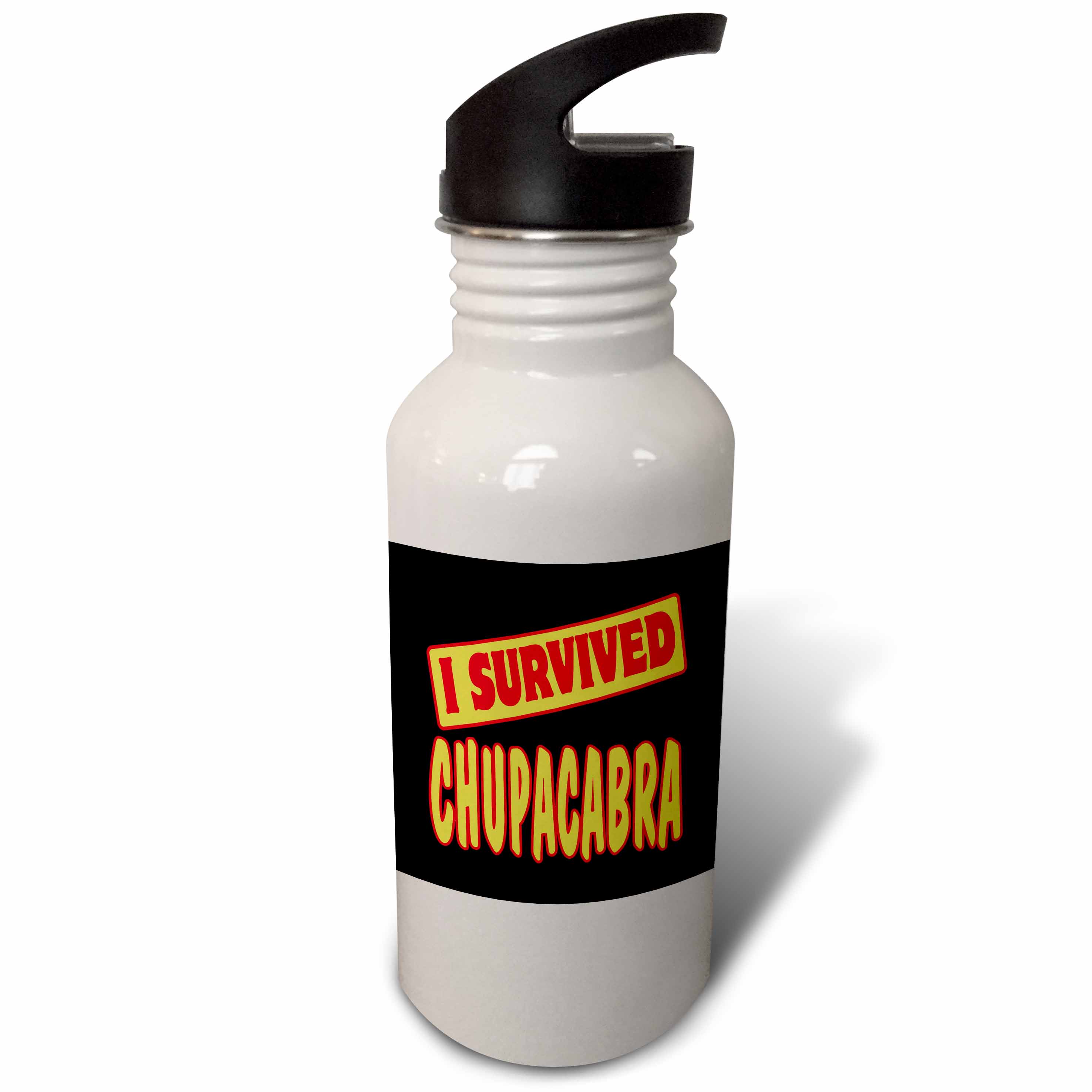 I Survived Chupacabra Survial Pride And Humor Design 21 oz Sports Water Bottle wb-117839-1