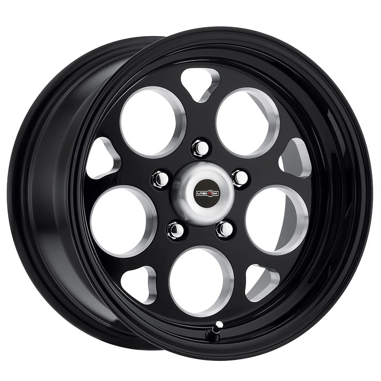 Vision Sport Mag 15x7 5x114.3 0et Gloss Black With Milled Windows Wheel