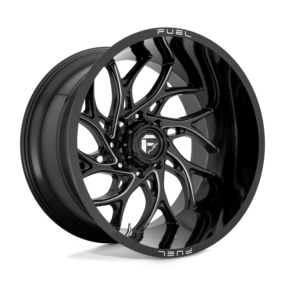Fuel D741 Runner 20X9 6X135 1Et 121.6Cb Gloss Black Milled Wheel