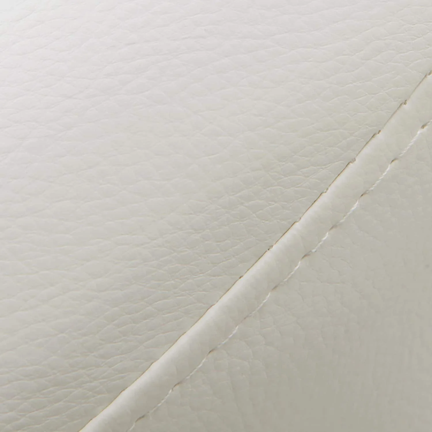 Duhome Swivel Accent Chair, Faux Leather Vanity Makeup Chair Modern Round Tufted Desk Chair Adjustable Height Living Room Chair, White