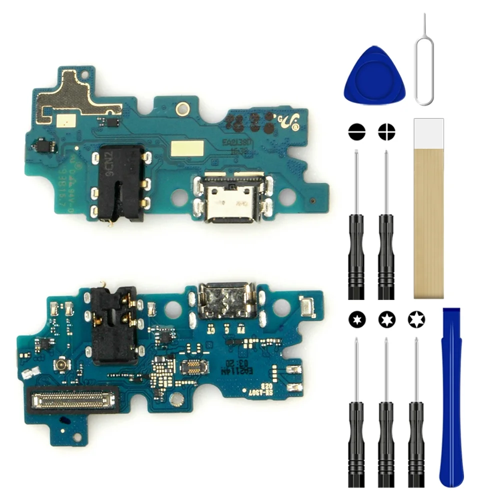 1 Pcs For Samsung Galaxy A30s SM-A307FN SM-A307FN/DS Replacement USB Charge Charging Port Flex Cable Tool