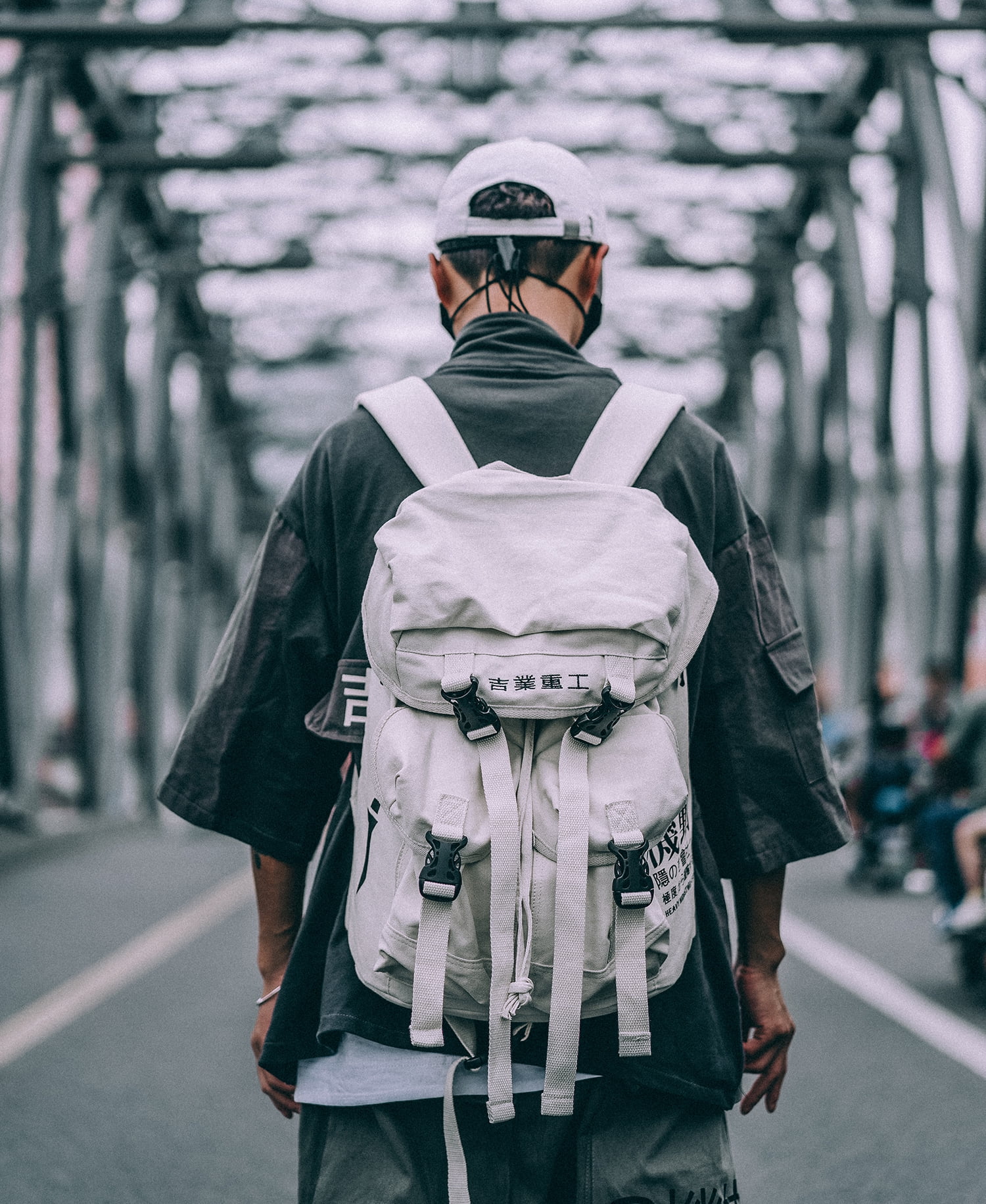 Travel Laptop Backpack Techwear Streetwear Anti Theft College School Slim Daypack Computer Bag Durable & Fits 15 Inch Laptop