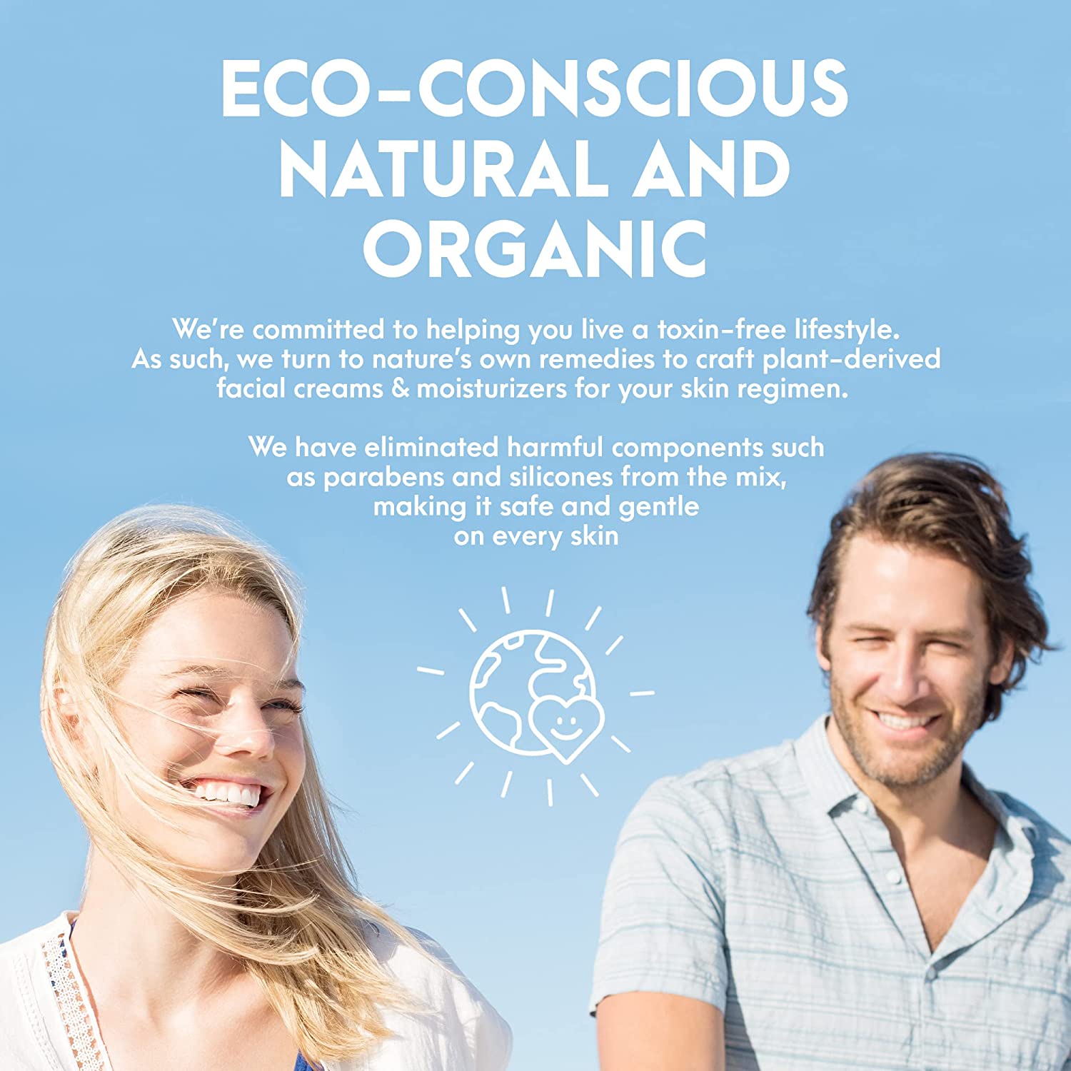 Natural Tone Organic Skincare SPF8 Broad Spectrum Natural Sunscreen 6oz