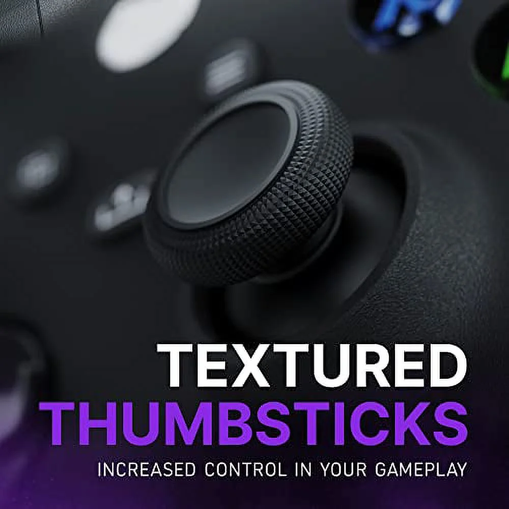 Gamenetics Custom Official Wireless Bluetooth Controller for Xbox Series X/S and Xbox One Console - Un-Modded - Video Gamepad Remote (Soft Touch Galactic Dust)