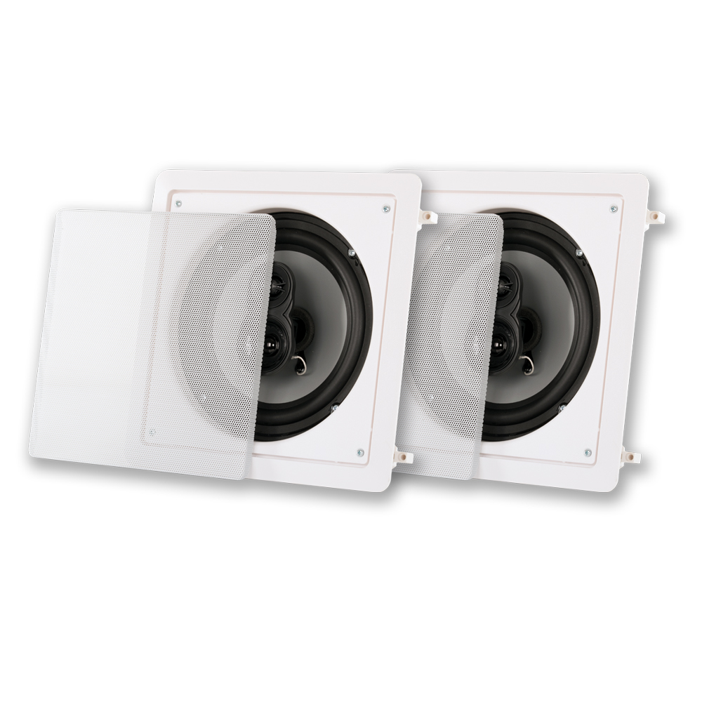 Acoustic Audio CSi83S Flush Mount In Ceiling Speakers with 8