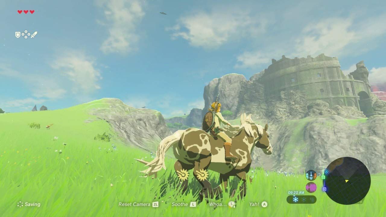 Nintendo Switch Zelda The Legend of Zelda Breath of Wild Bundle: 32GB Nintendo Switch Console with Neon Red and Blue Joy-Con, 128GB SD Card w/ Card Reader, and The Legend of Zelda: Breath of The Wild