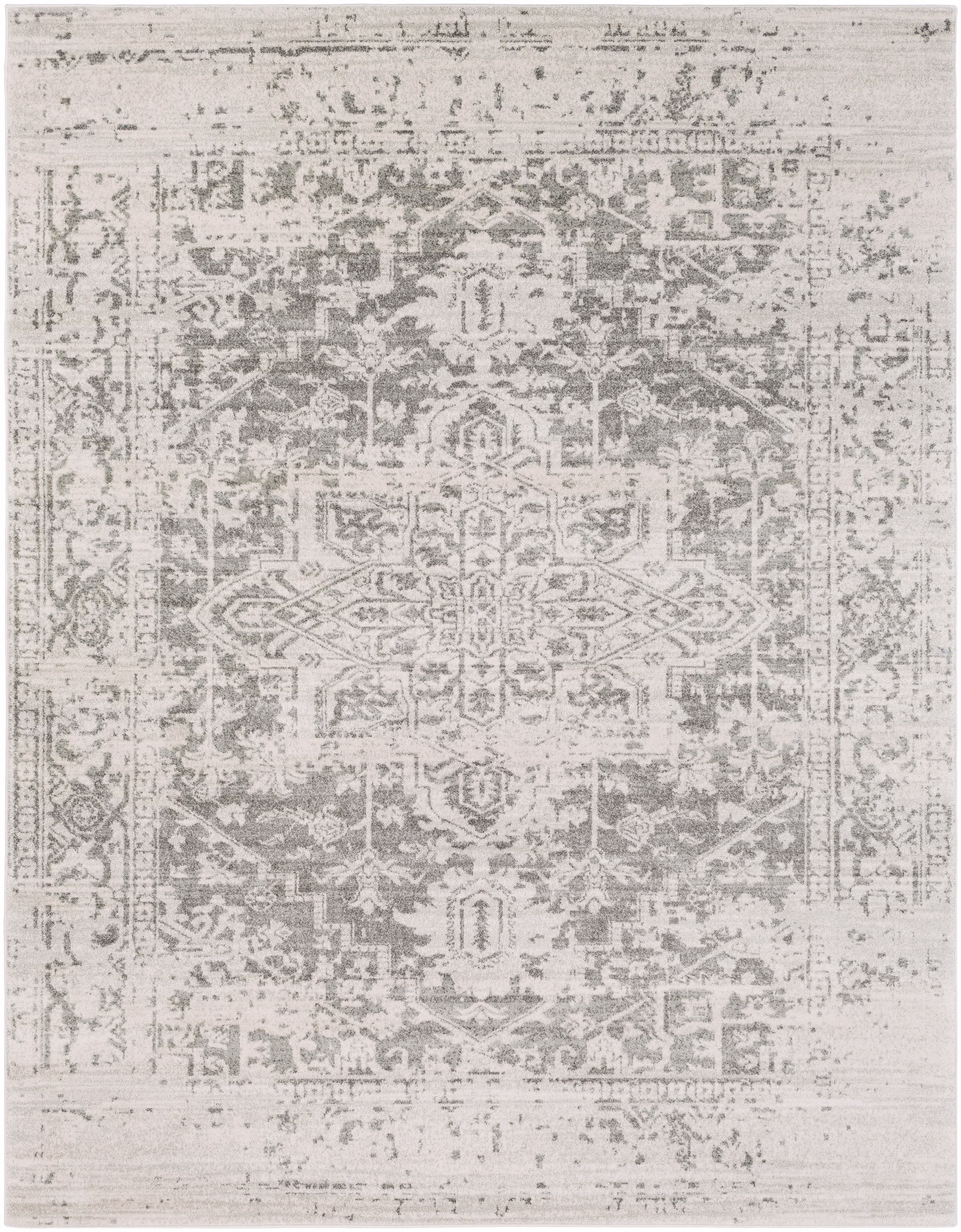 Artistic Weavers Harput Medallion Runner Area Rug, Gray ,7'10