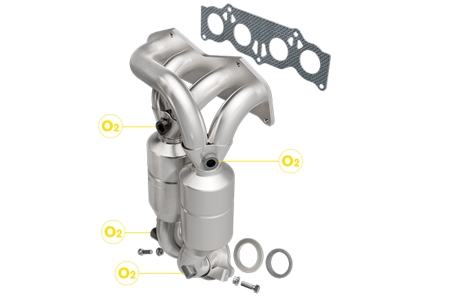 MagnaFlow 23085 - Catalytic Converter Fits select: 2005-2006 TOYOTA HIGHLANDER LIMITED, 2001-2004 TOYOTA HIGHLANDER