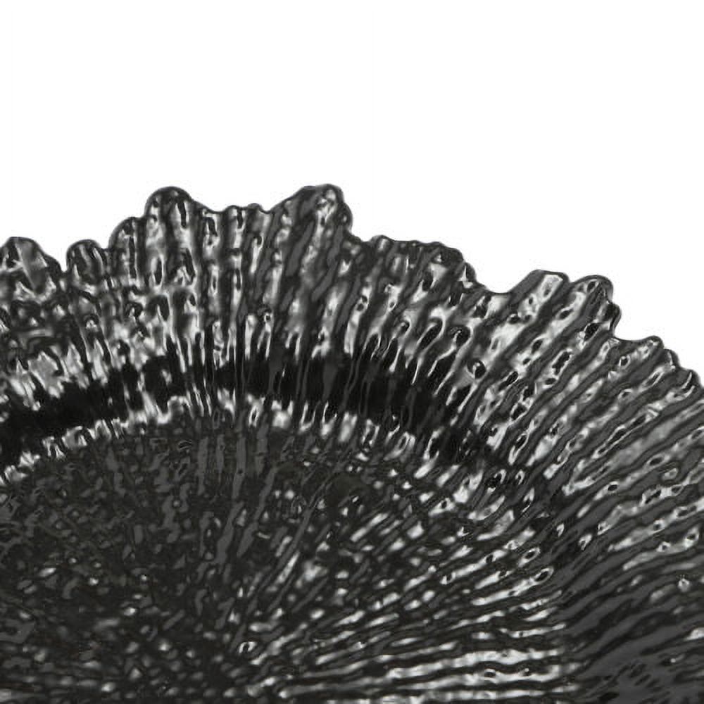 24pcs Modern Charger Plates Round Plastic Reef Plate Dinner Plates 12.6in