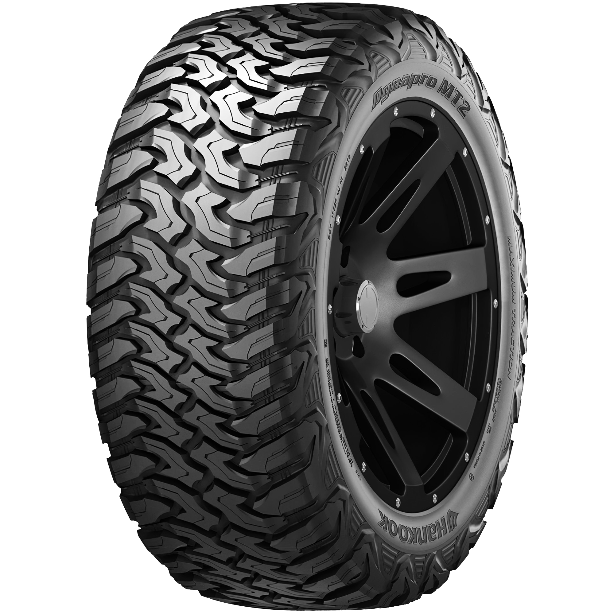 Pair of 2 (TWO) Hankook Dynapro MT2 LT 285/55R20 Load E (10 Ply) M/T Mud Tires