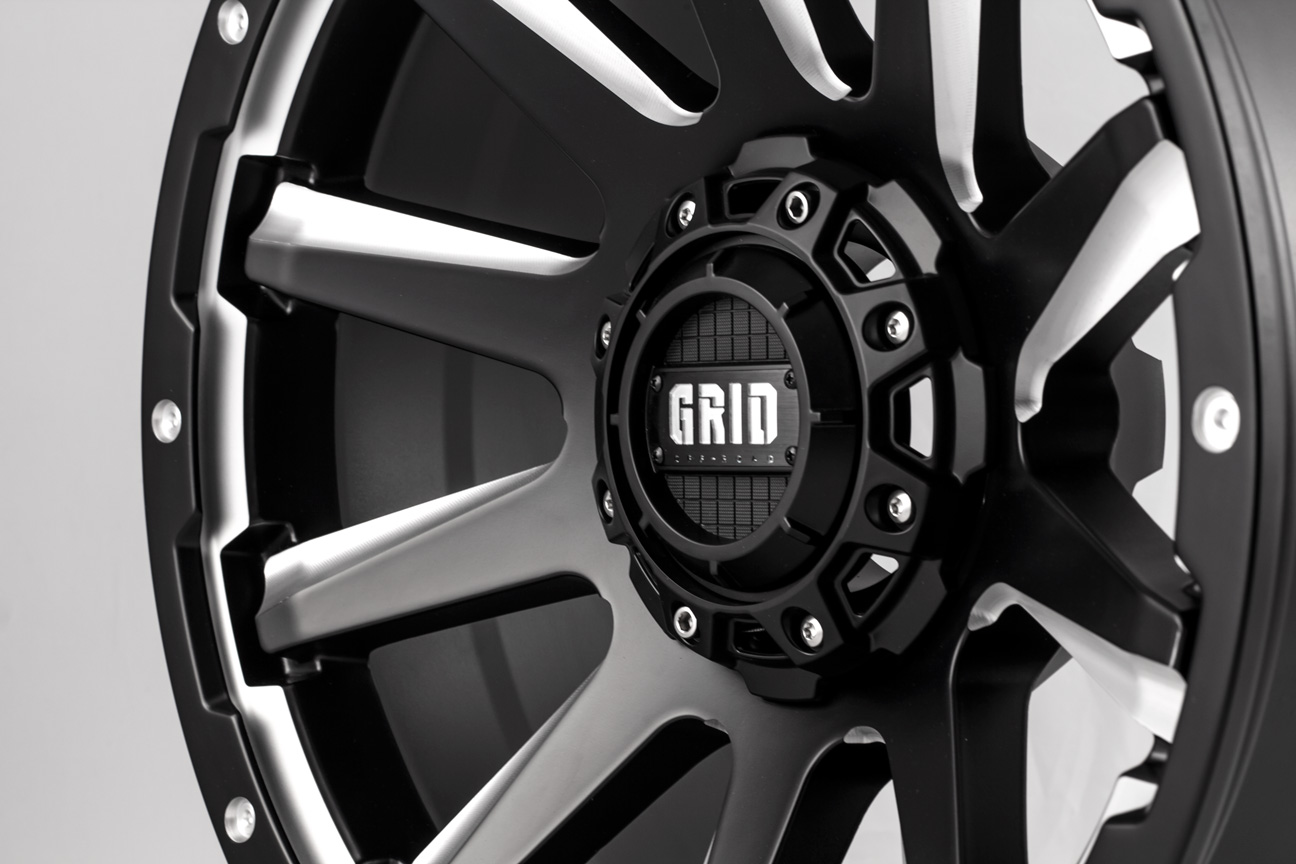 Grid Custom Wheel for 20x9 Inch Matte Black 52955F151