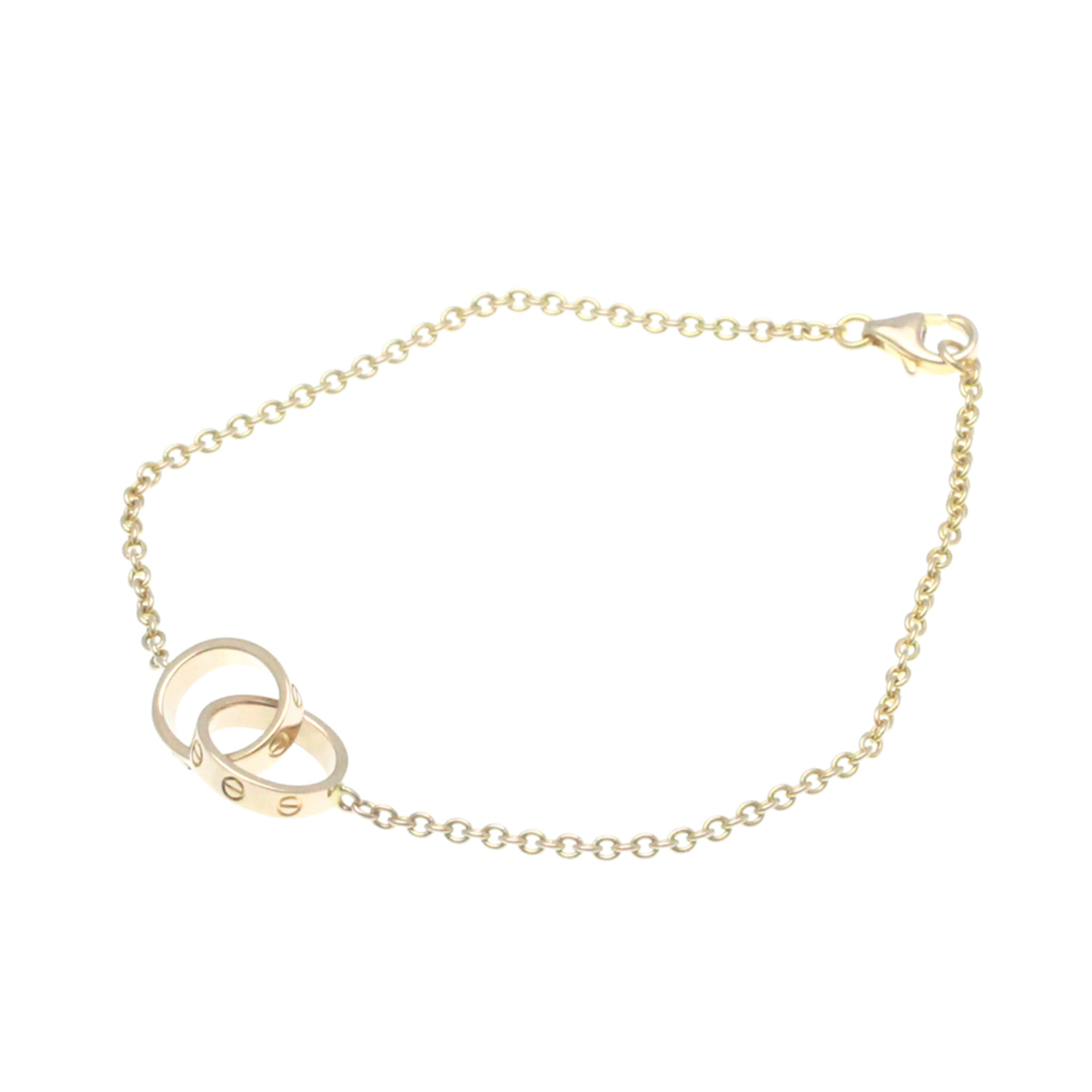 Pre-Owned Cartier Baby Love Bracelet B6027000 Pink Gold (18K) No Stone Charm Bracelet Pink Gold (Good)