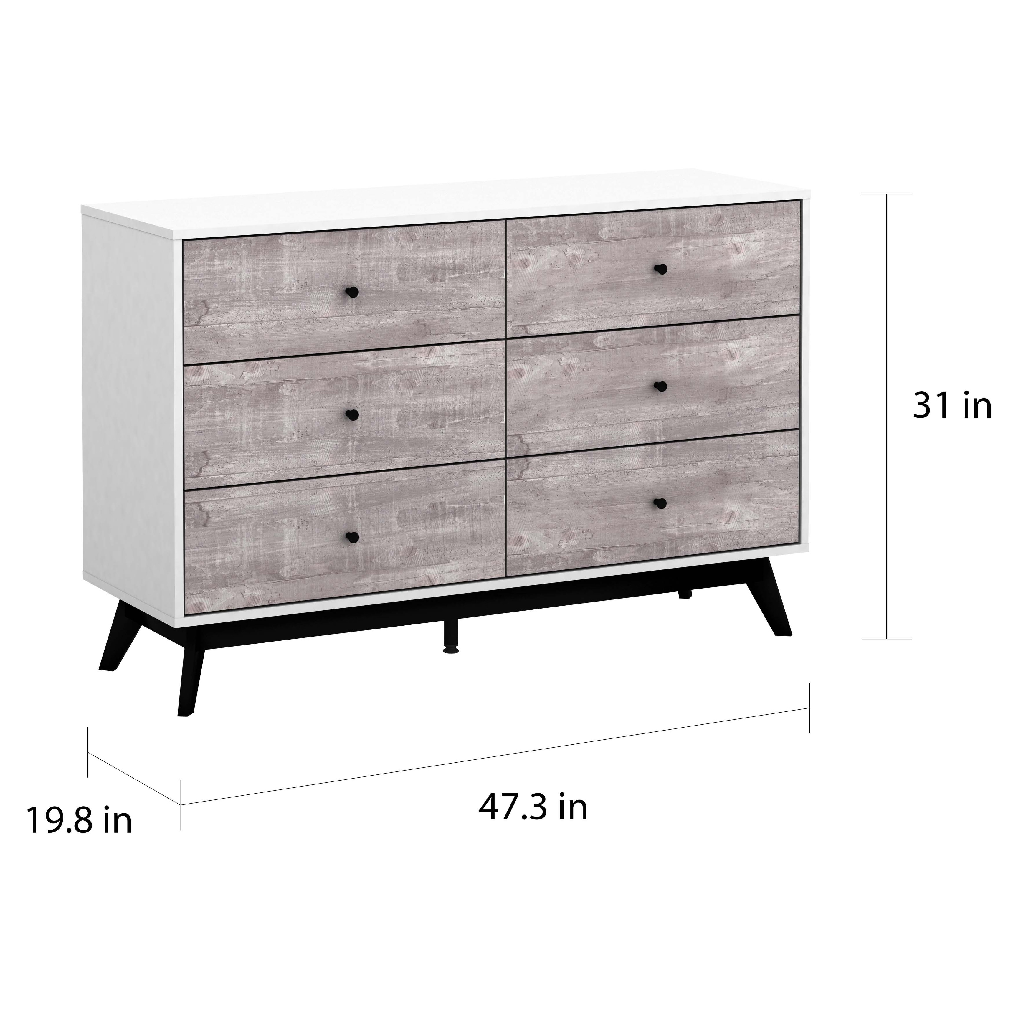 Simple Living  Crislana 6-Drawer Dresser