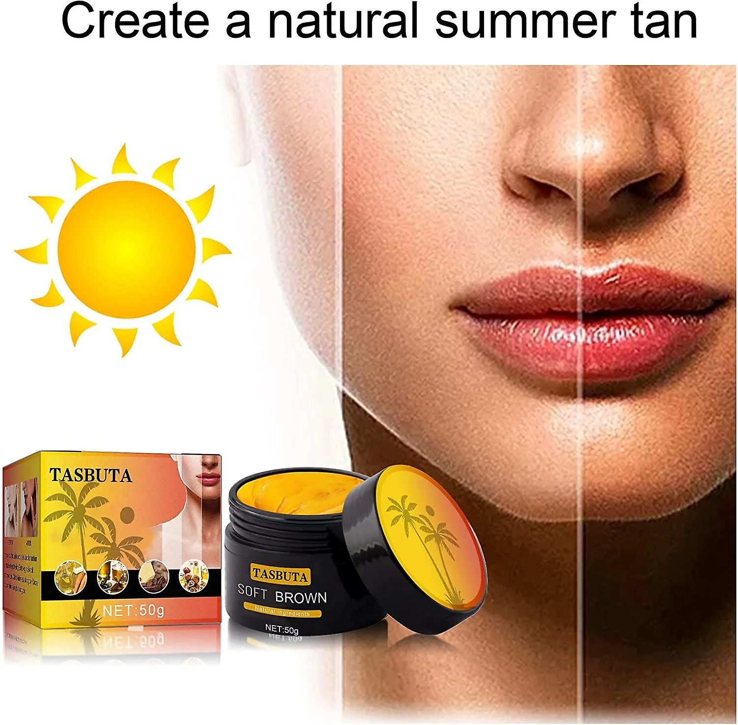 Tanning Gel, Intensive Tanning Luxe Gel, Eelhoe Tanning Accelerator Cream, Soft Brown Tanning Gel, Tanning Cream For Body, Natural Carrot Tanning Oil(