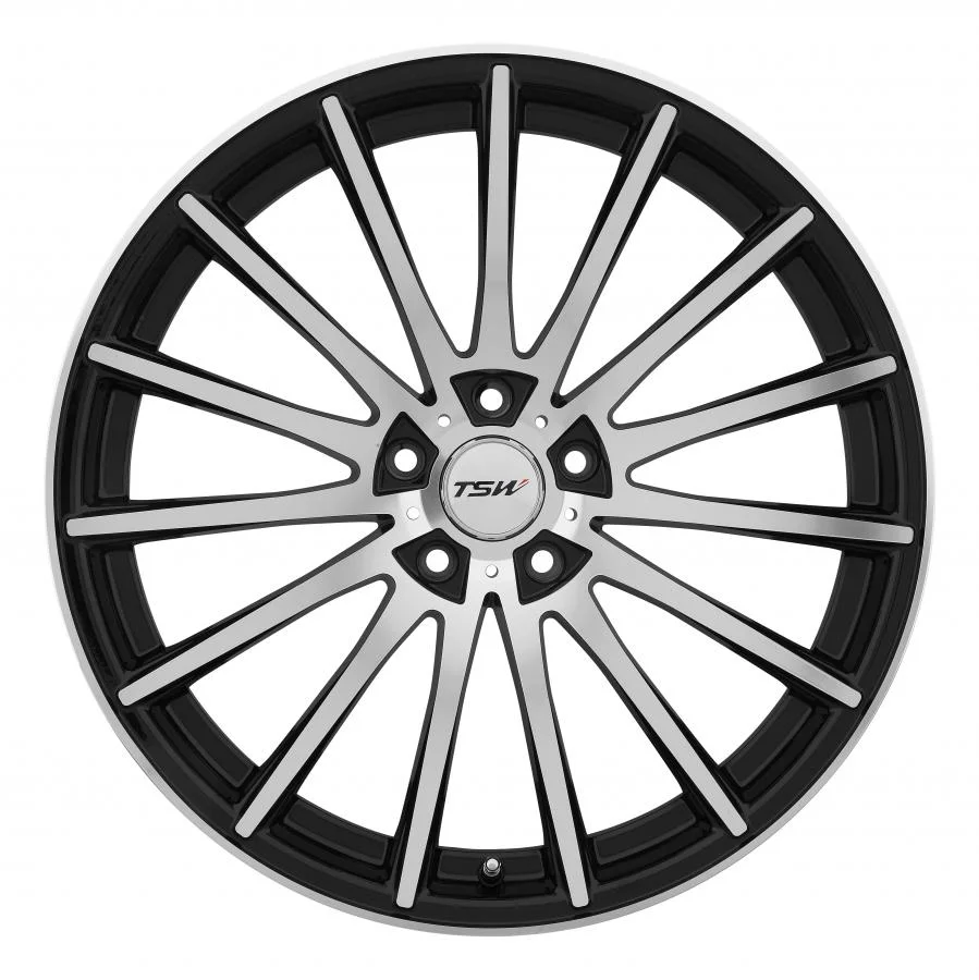 TSW Chicane 19x8.5 5x100 +35mm Black/Machined Wheel Rim