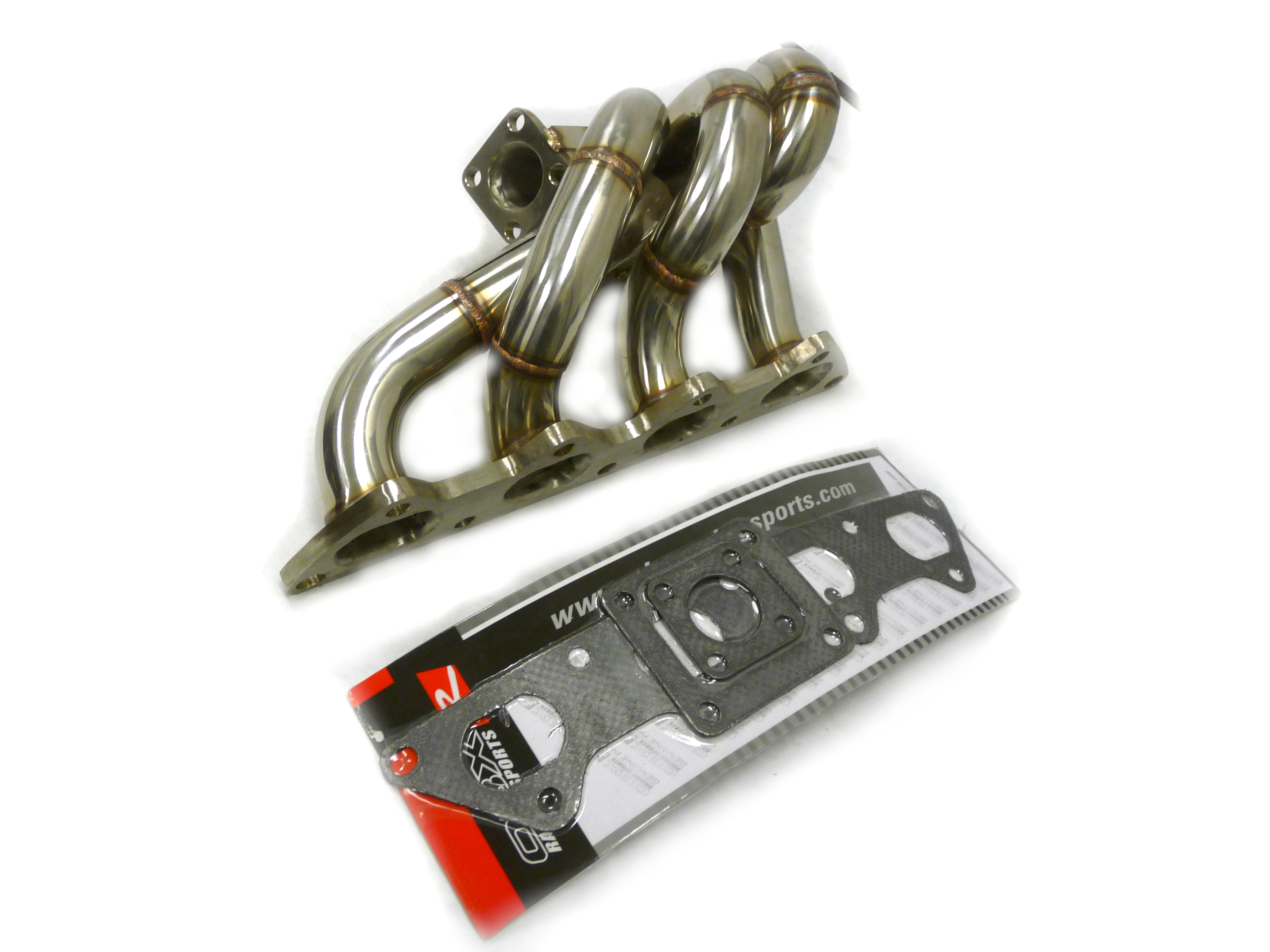 Stainless Manifold Fitment For 89 to 99 Mitsubishi Eclipse/ Eagle Talon 4G63T 2.0L , T4 Flange By OBX