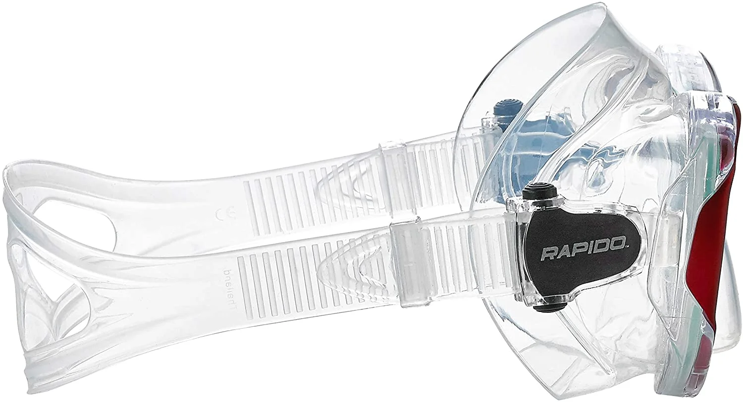 Phantom Aquatics Rapido Boutique Collection Otimo Duo Tempered Glass Lens Construction Scuba Snorkeling Dive Mask