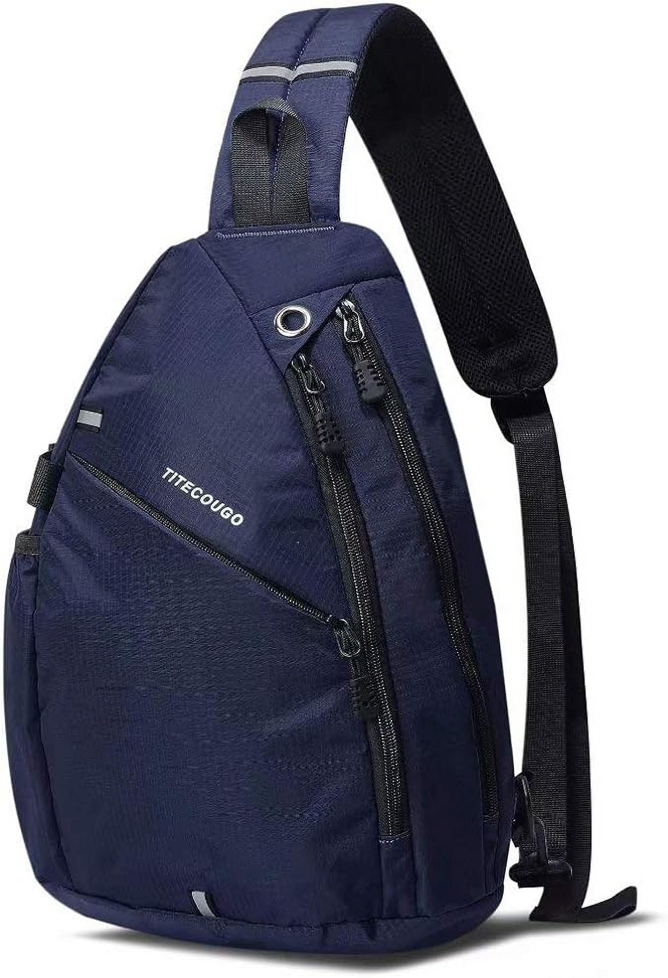 TITECOUGO Sling Bag Crossbody Shoulder Outdoor Travel Hiking Backpack for Women & Men