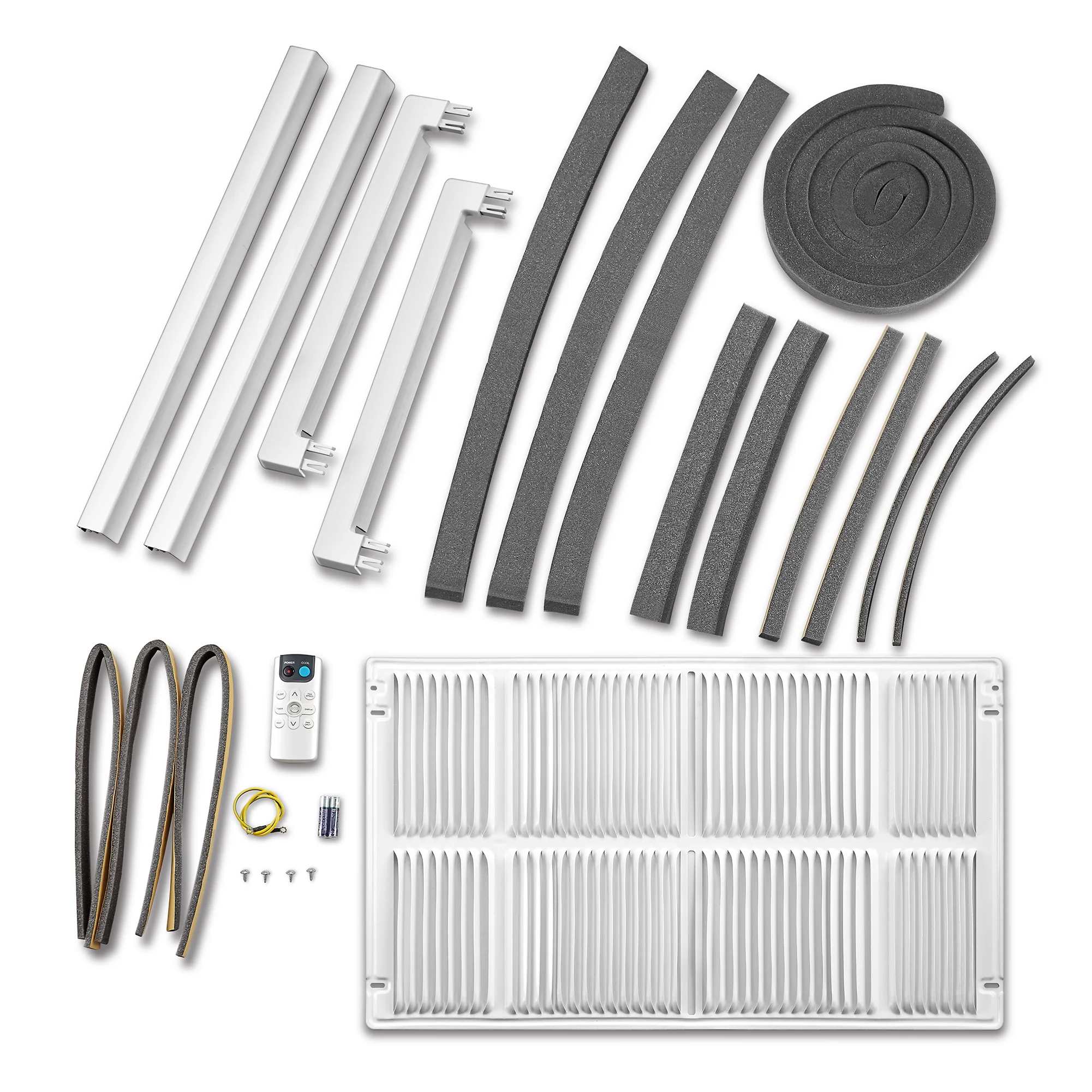 Cool-Living 10,000 BTU 230-Volt Through-the-Wall Air Conditioner with Heat, White