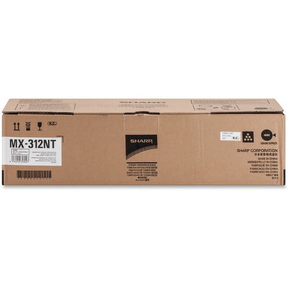 Sharp MX-312NT Original Toner Cartridge - Laser - 25000 Pages - Black - 1 Each | Bundle of 2 Each