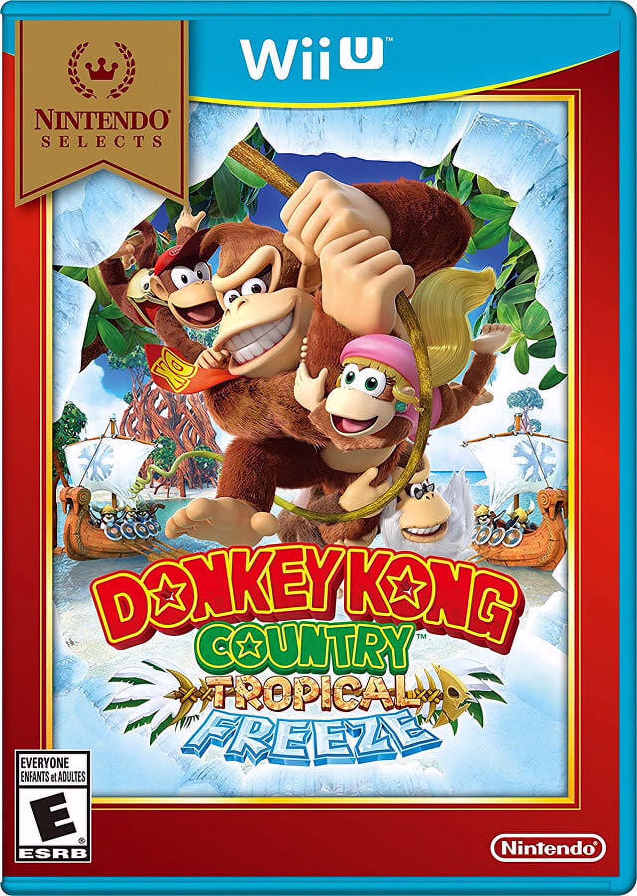 Donkey Kong Country: Tropical Freeze (Nintendo Selects) Wii-U (Brand New Factory-045496904241