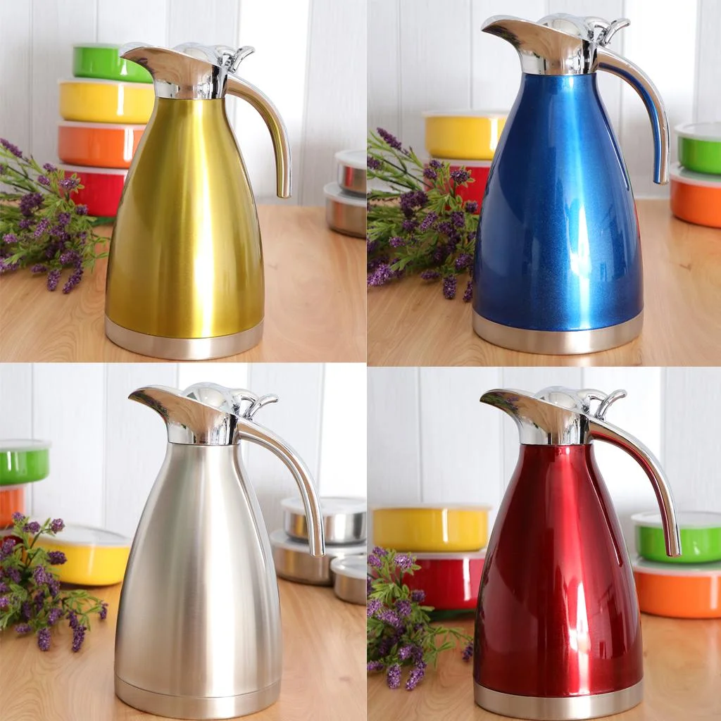 2Pcs &.5L Capacity Stainless Vacuum-sealed insulation Carafe/Coffee