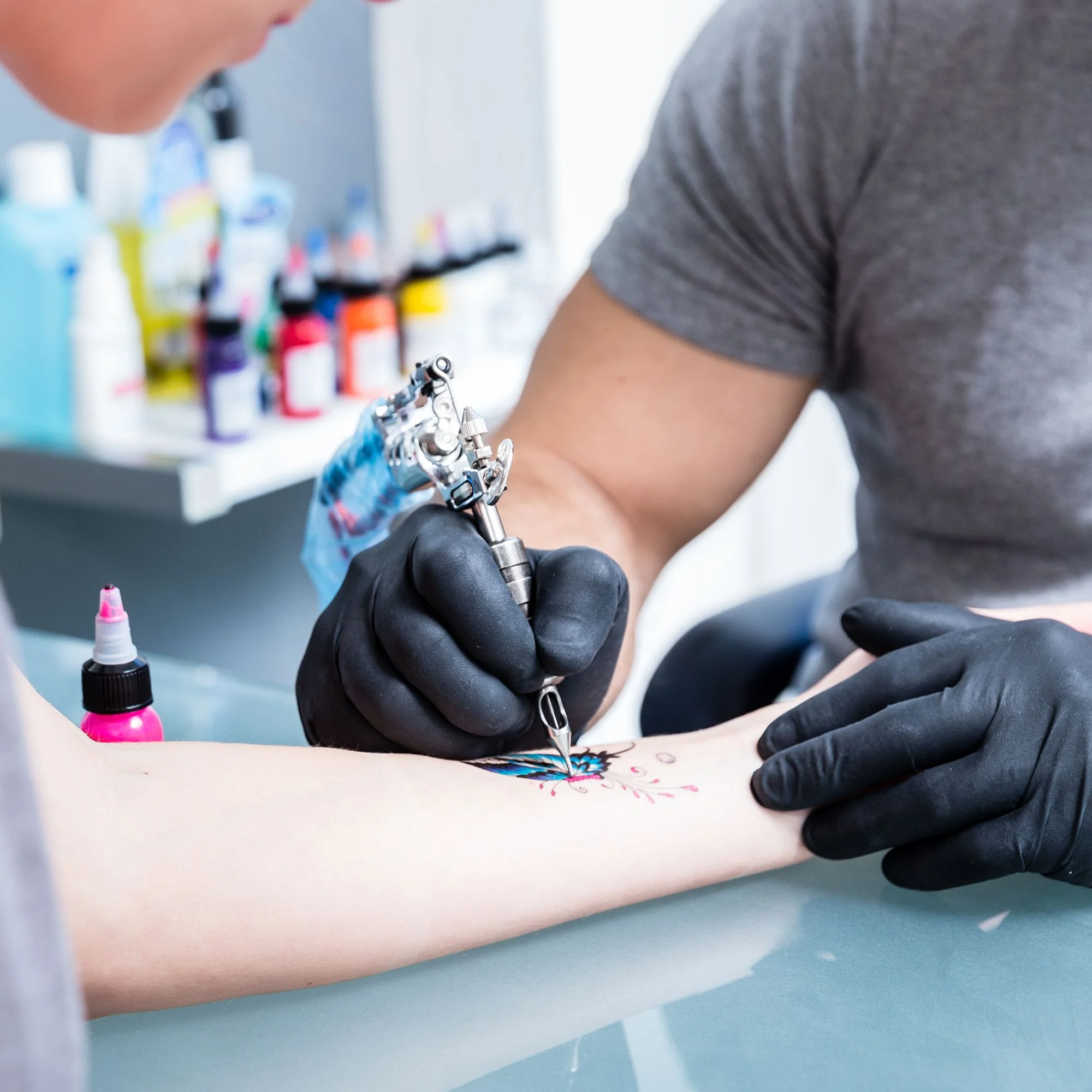 FifthPulse Extra Thick Black Heavy Duty Nitrile Disposable Gloves - 200 -XL-Powder and Latex Free - Mechanic Gloves