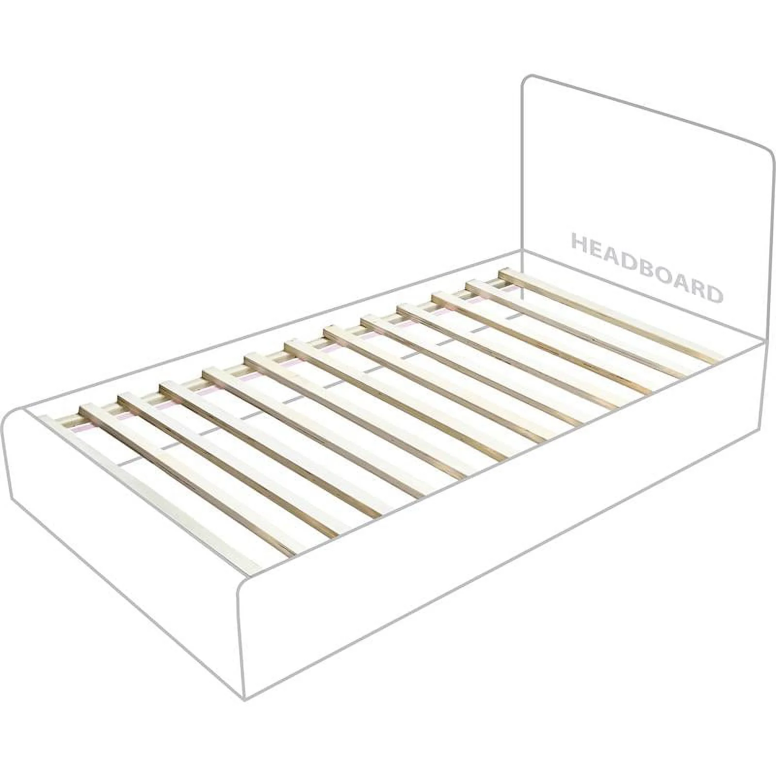 Meridian Furniture Crosby Navy Linen Textured Fabric Twin Bed