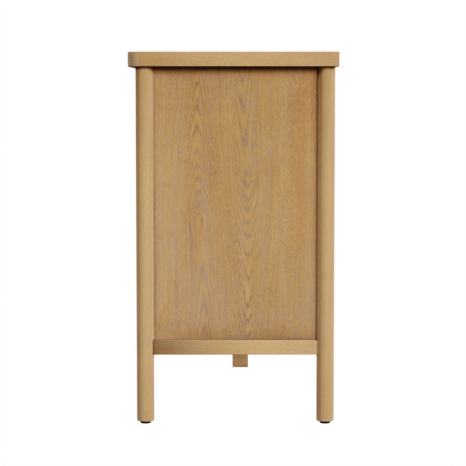 Butler Specialty Company Lennon 6 Drawer Rounded Leg Wood Dresser - Natural