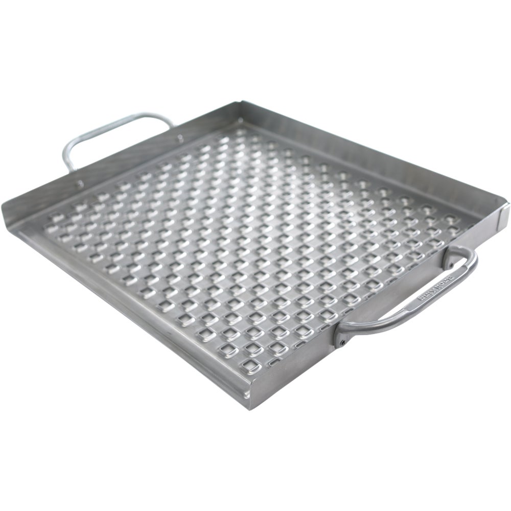 1 PK, Broil King Imperial 15.5 In. W. x 13 In. L. Stainless Steel Flat Grill Topper Tray