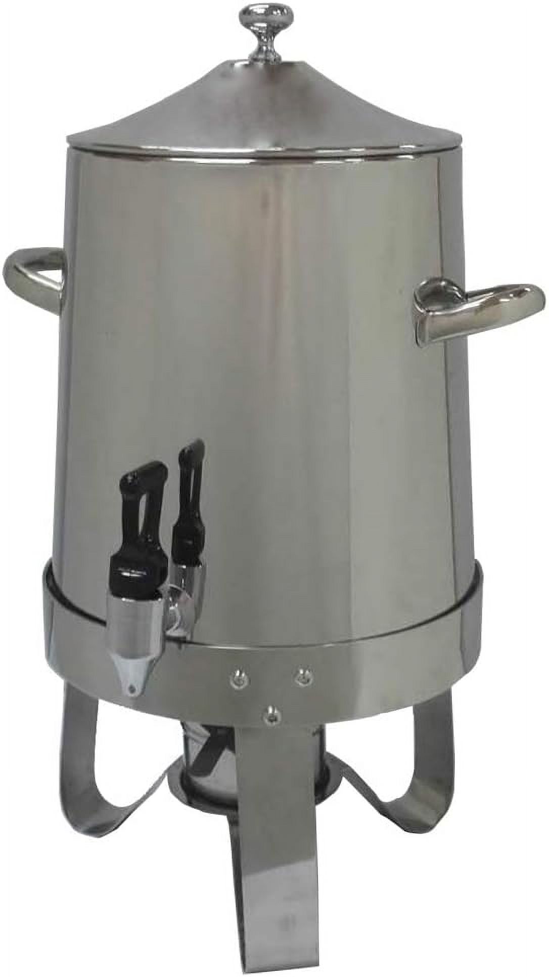 10 Liters Hot Beverage Dispenser, Coffee Urn, Large Stainless Steel Cider Drink Dispenser With Mini Burner Stove To Keep Warm Container 13037-NEW