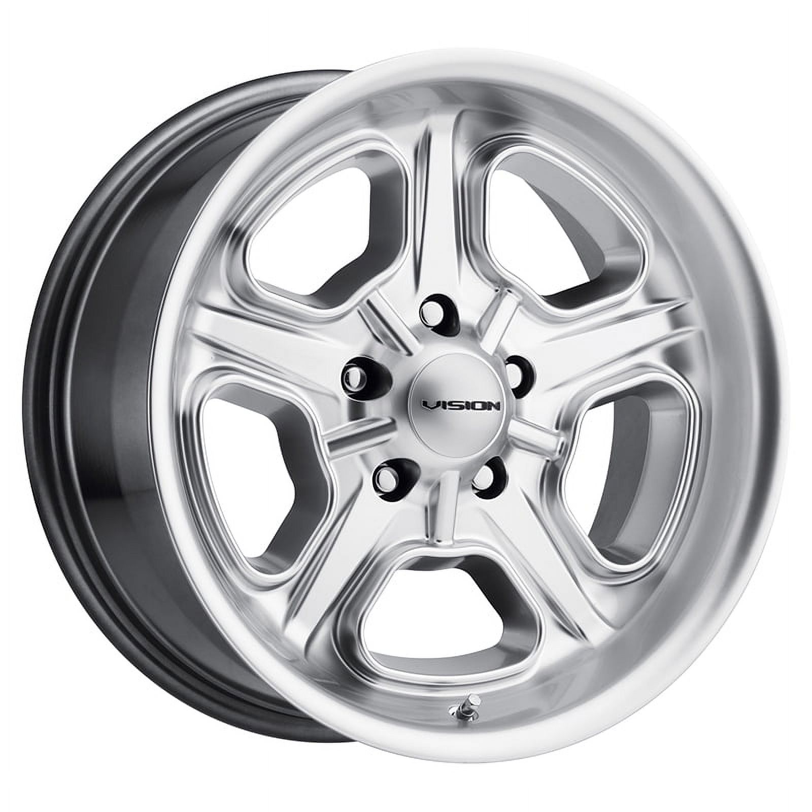 Vision Daytona 15x8 5x120.7 0et Hyper Silver Wheel