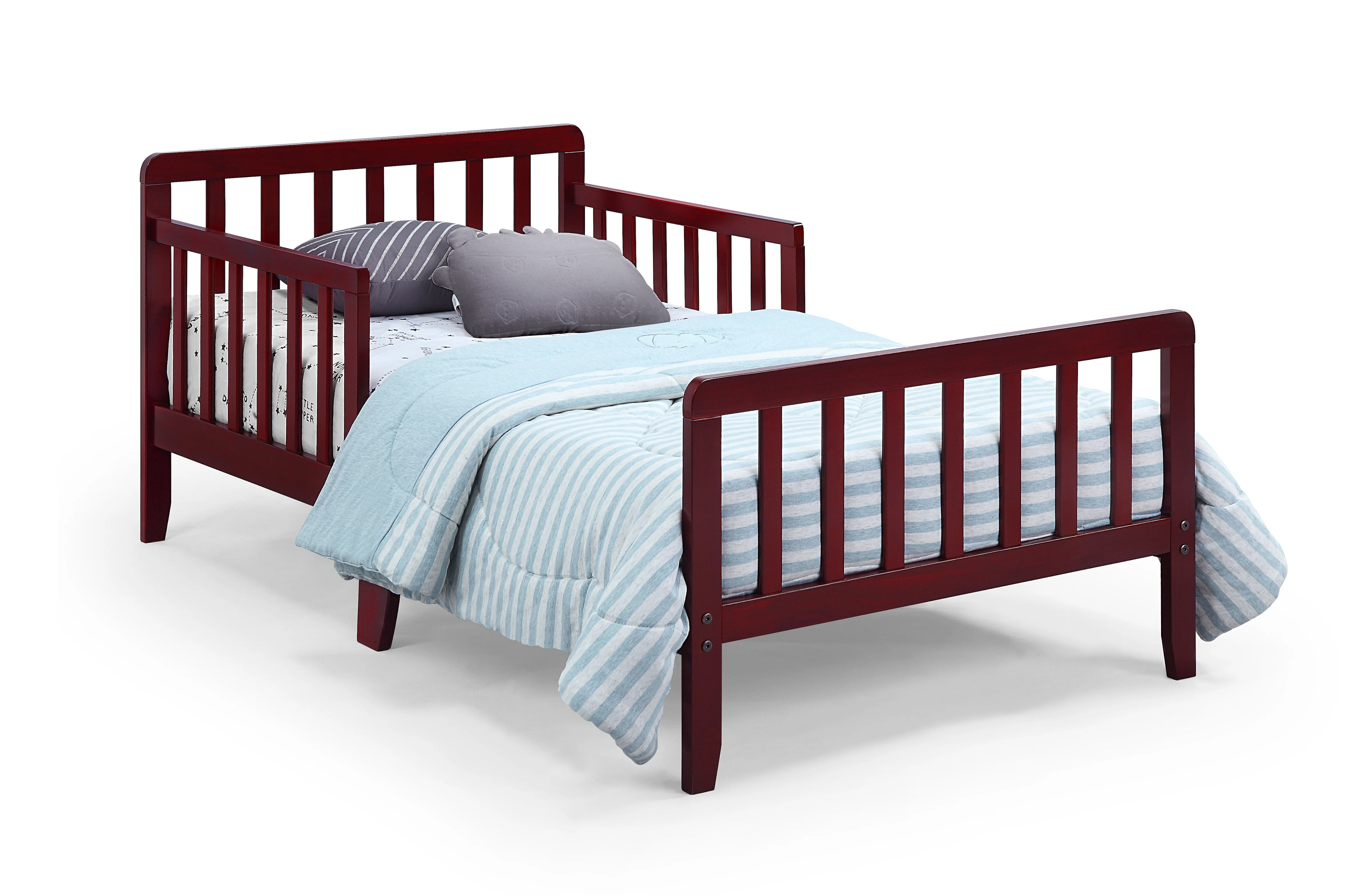Olive & Opie Jax Toddler Bed, Cherry Finish