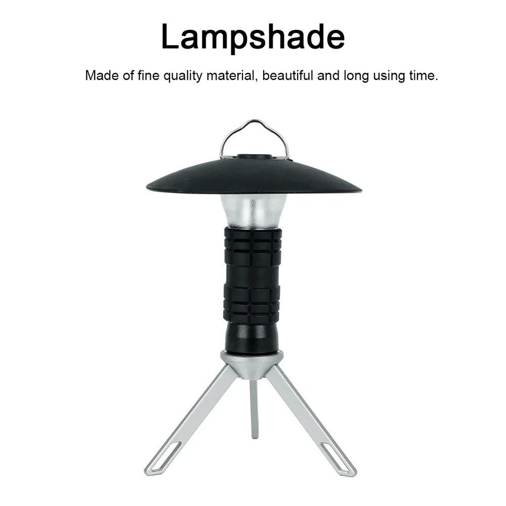 Outdoor Portable Camping Tent Lantern with Detachable Tripod USB Rechargeable with Hung Loop