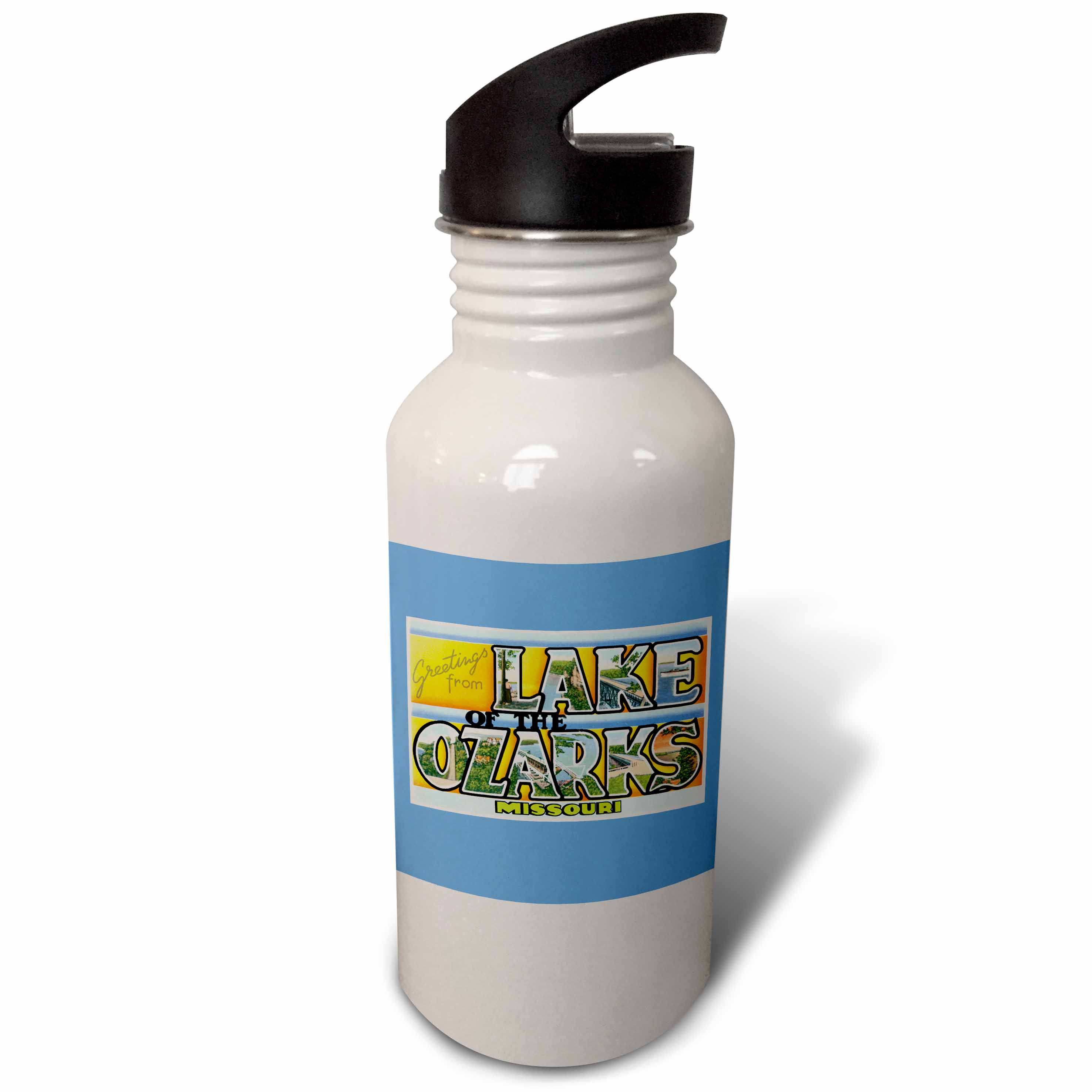 Greetings from Lake of the Ozarks Missouri Scenic Postcard 21 oz Sports Water Bottle wb-170249-1