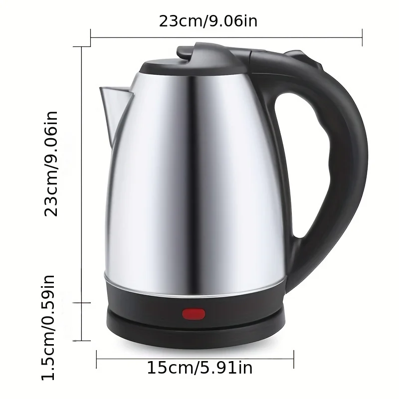 Large Capacity Stainless Steel Electric Kettle with Thermal Insulation