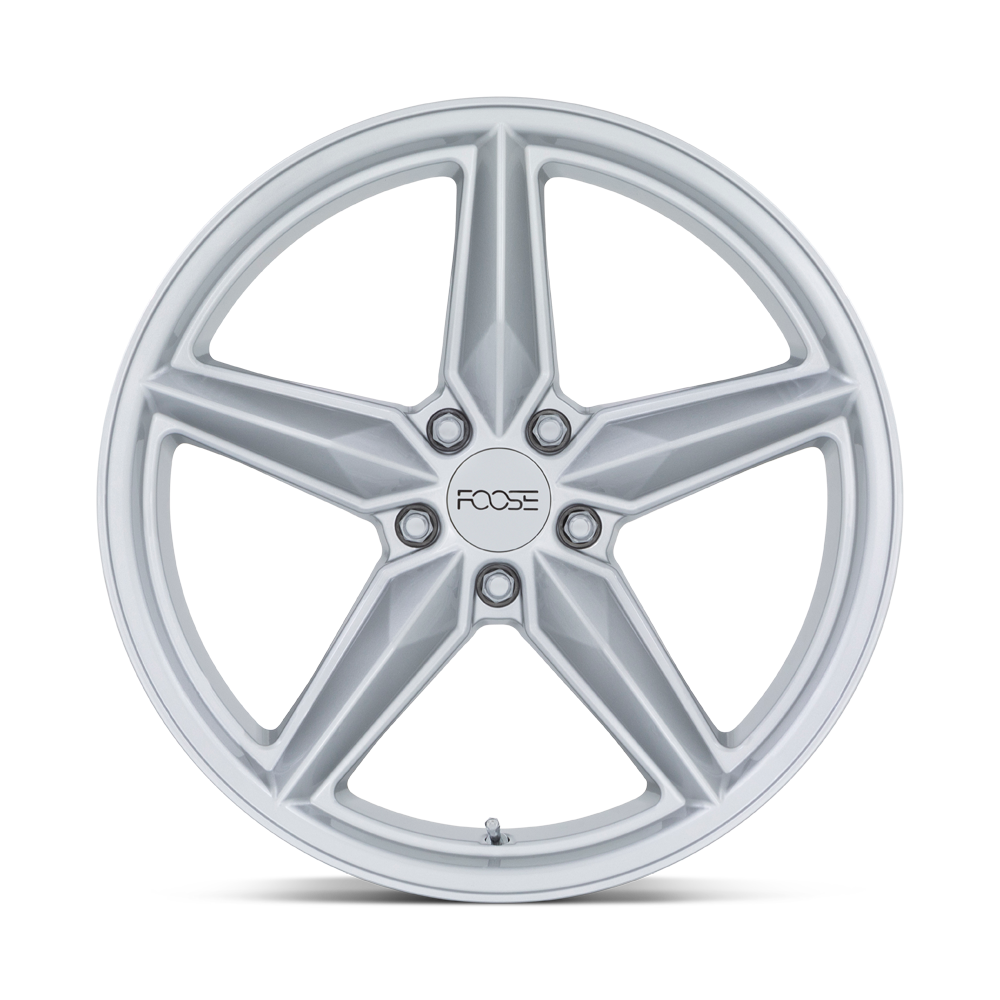 FOOSE F174 CF8 19X9.5 5X120 17ET 72.56CB GLOSS SILVER WHEEL