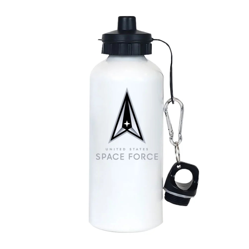 Space Force New Logo Aluminum Water Bottle