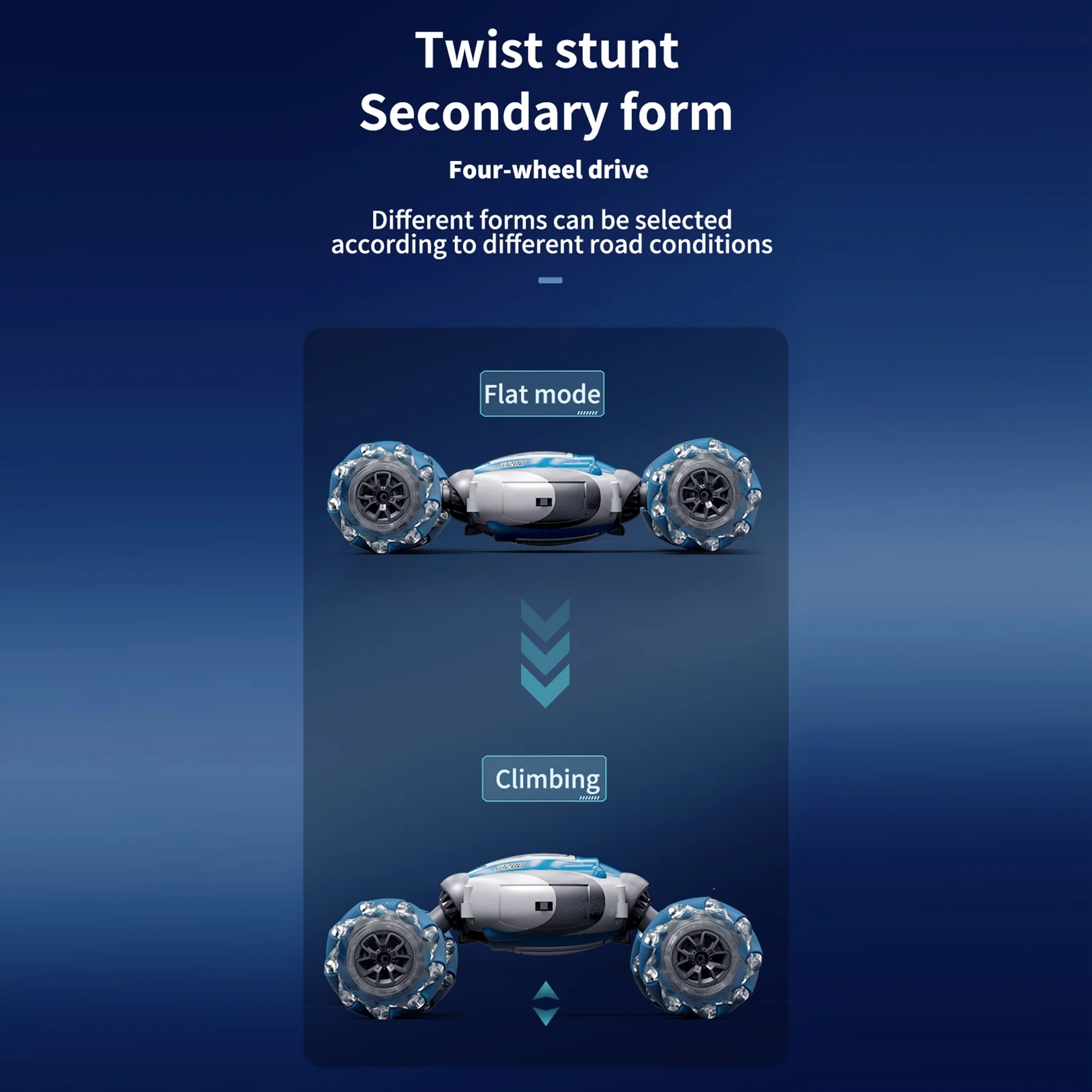 Nebublu Model,Side Drift Wheel Cool Side Drift All-Terrain Kids Function Click Drift Wheel One Car Watch Car Stunt Car Watch Tuyya HUIOP COMETX Car Remote click Model