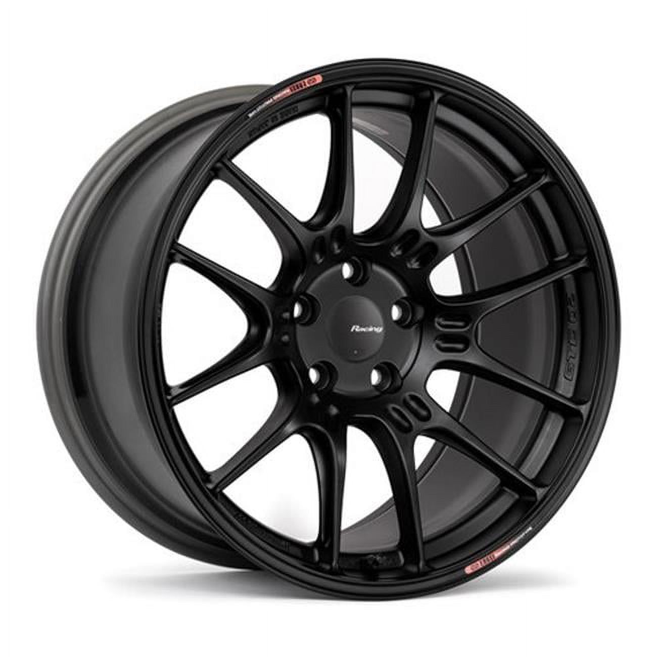 Enkei  18 x 9.5 & 5x114.3 Bolt Pattern 40 mm Offset 75 mm Bore GTC02 Gloss Black Wheel for Sports Cars