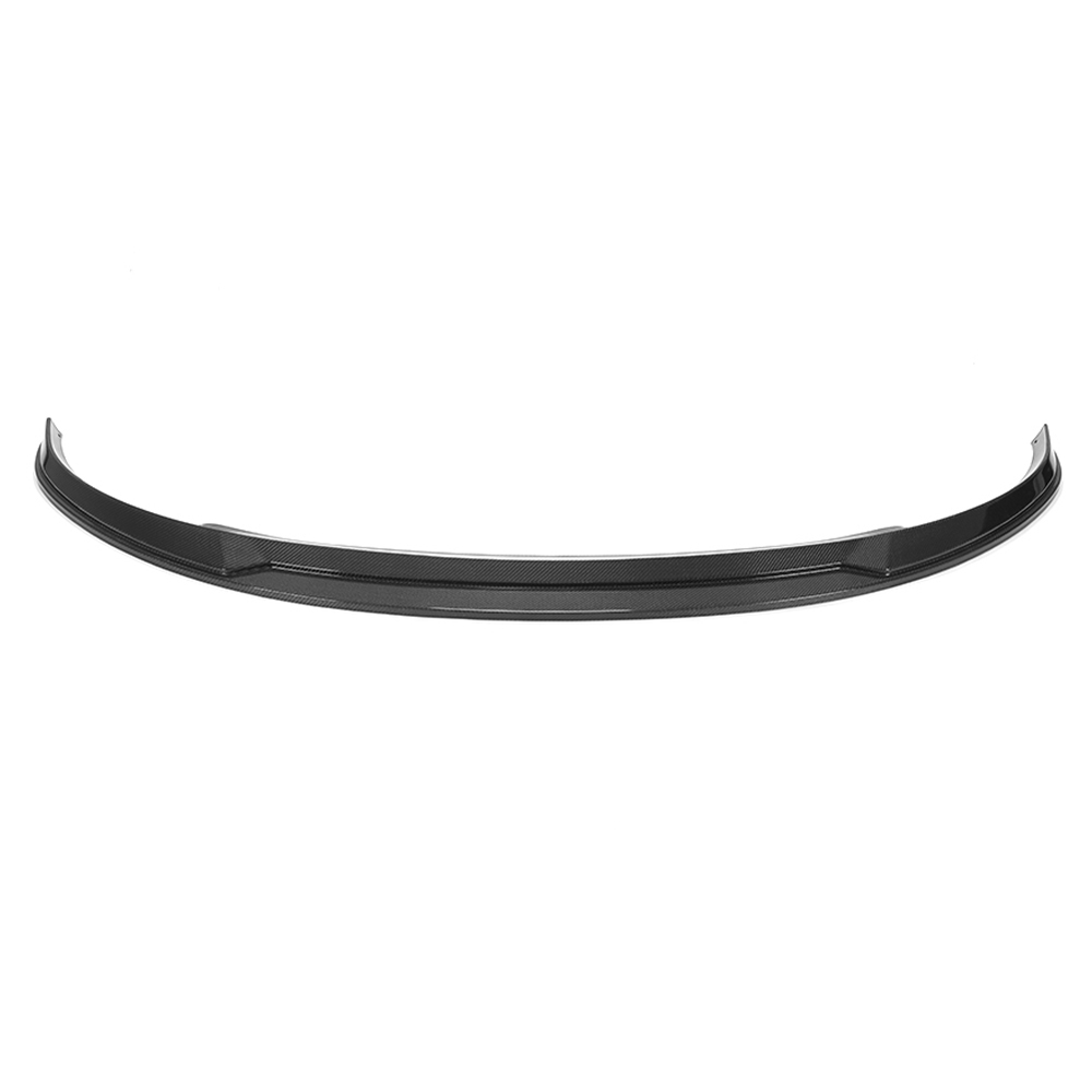 Ikon Motorsports Front Bumper Lip Compatible with 20-23 Tesla Model Y Air Dam Chin Spoiler IKON Style Real Carbon Fiber