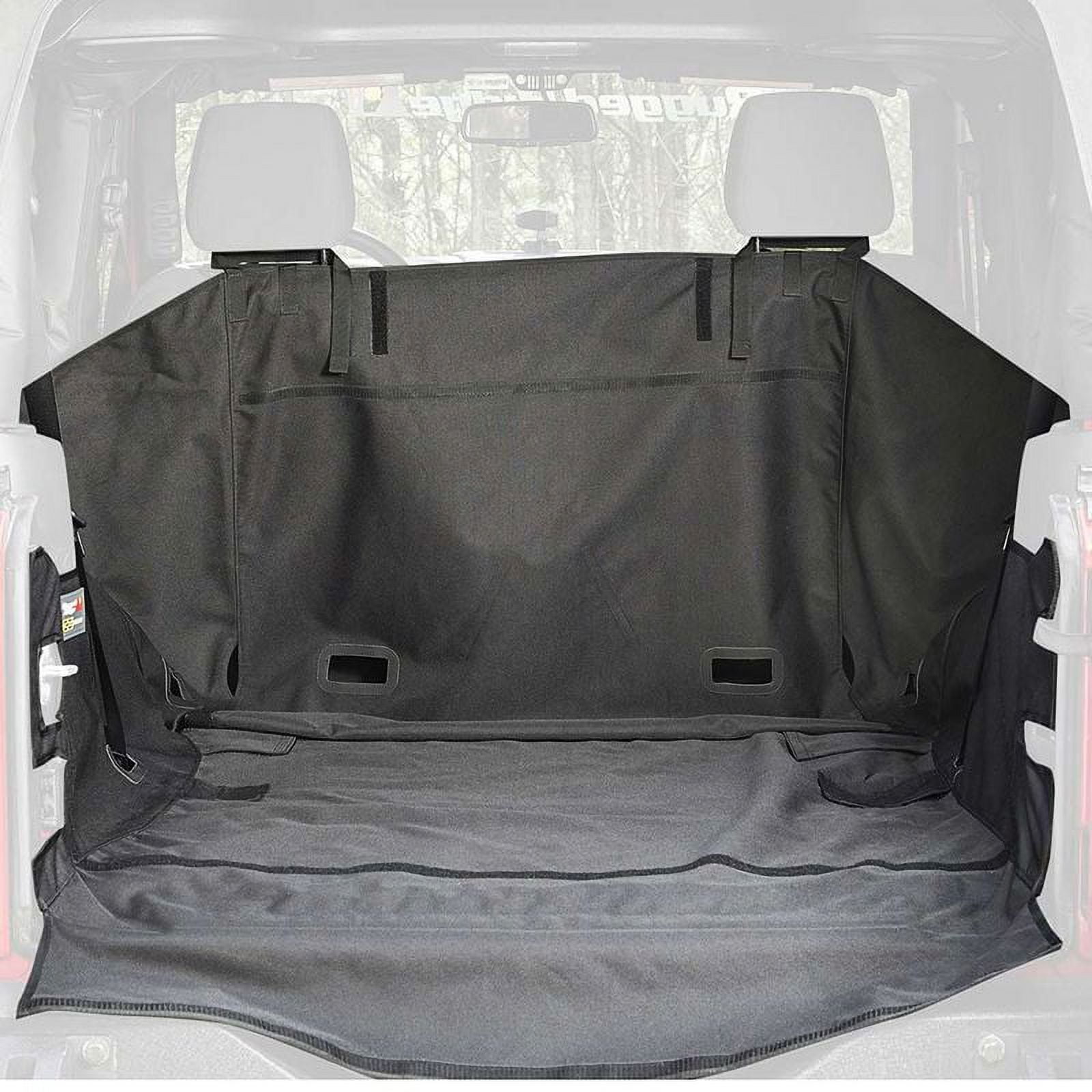 Rugged Ridge by RealTruck | 13260.01 C3 Cargo Cover, No Subwoofer; 2007-2018 Jeep Wrangler JKU, 4 Door Compatible with Select: 2008, 2015-2018 Jeep Wrangler Unlimited