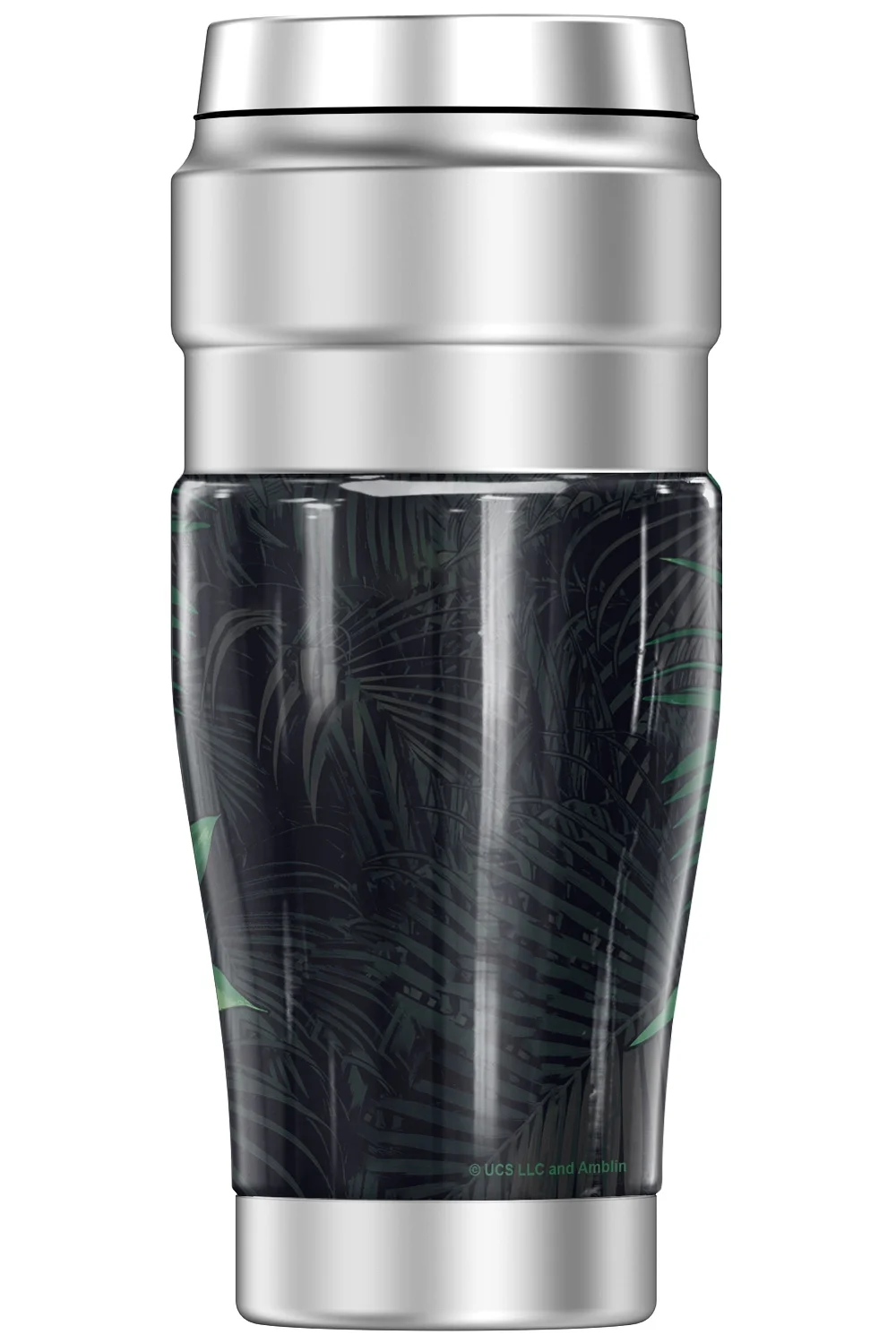 Jurassic World Jungle Green Logo THERMOS STAINLESS KING Stainless Steel Travel Tumbler, Vacuum insulated & Double Wall, 16oz