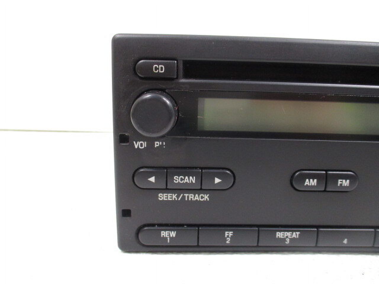 Pre-Owned 2004 2005 Ford Ranger Single Audio CD Radio Receiver ID 4L5T18C869AE OEM LKQ (Good)