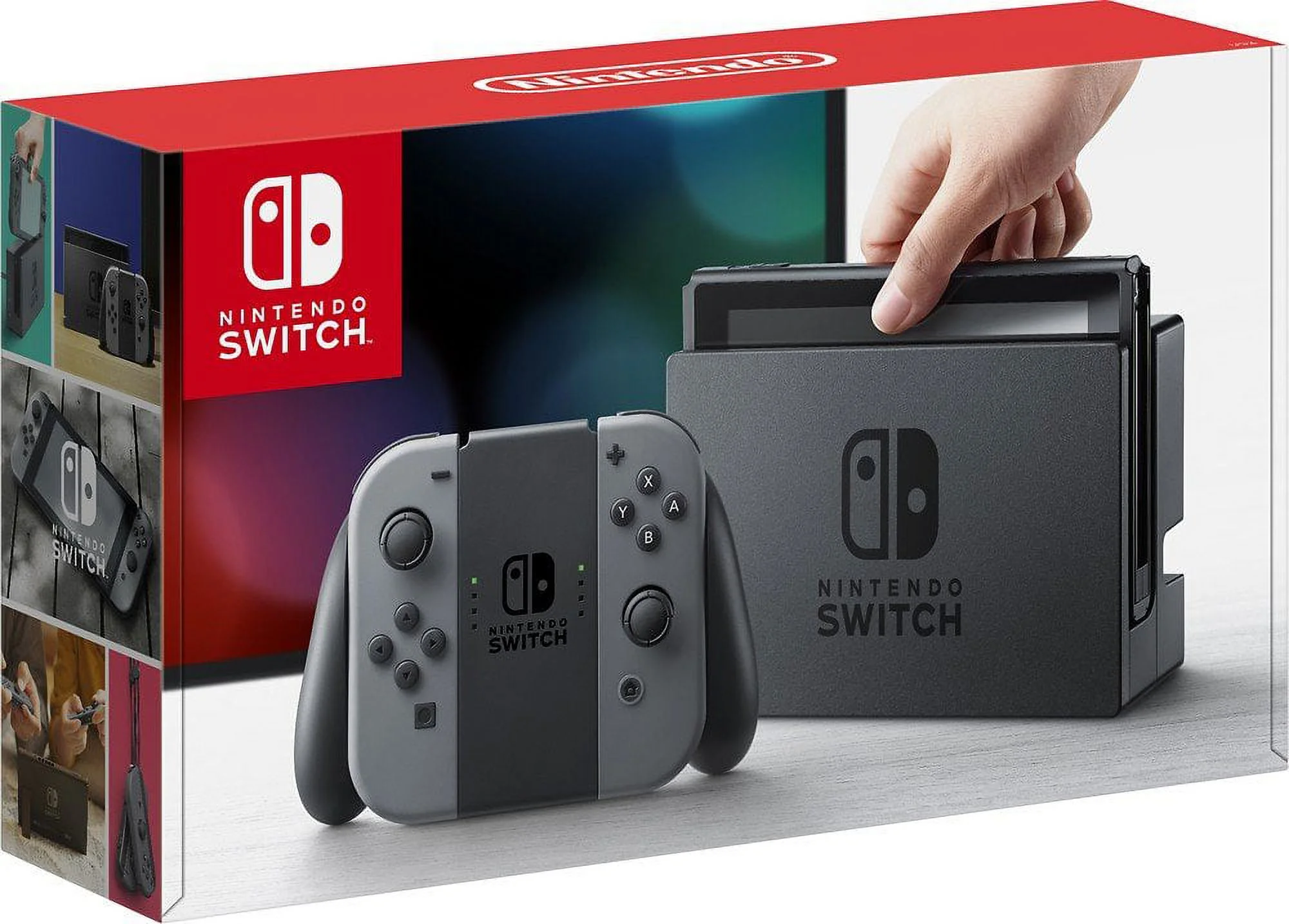 Nintendo Switch 3 Items Bundle: Nintendo Switch 32GB Console with Gray Joy-Con, 64GB MicroSD Memory Card, and The Legend of Zelda: Breath of the Wild Game