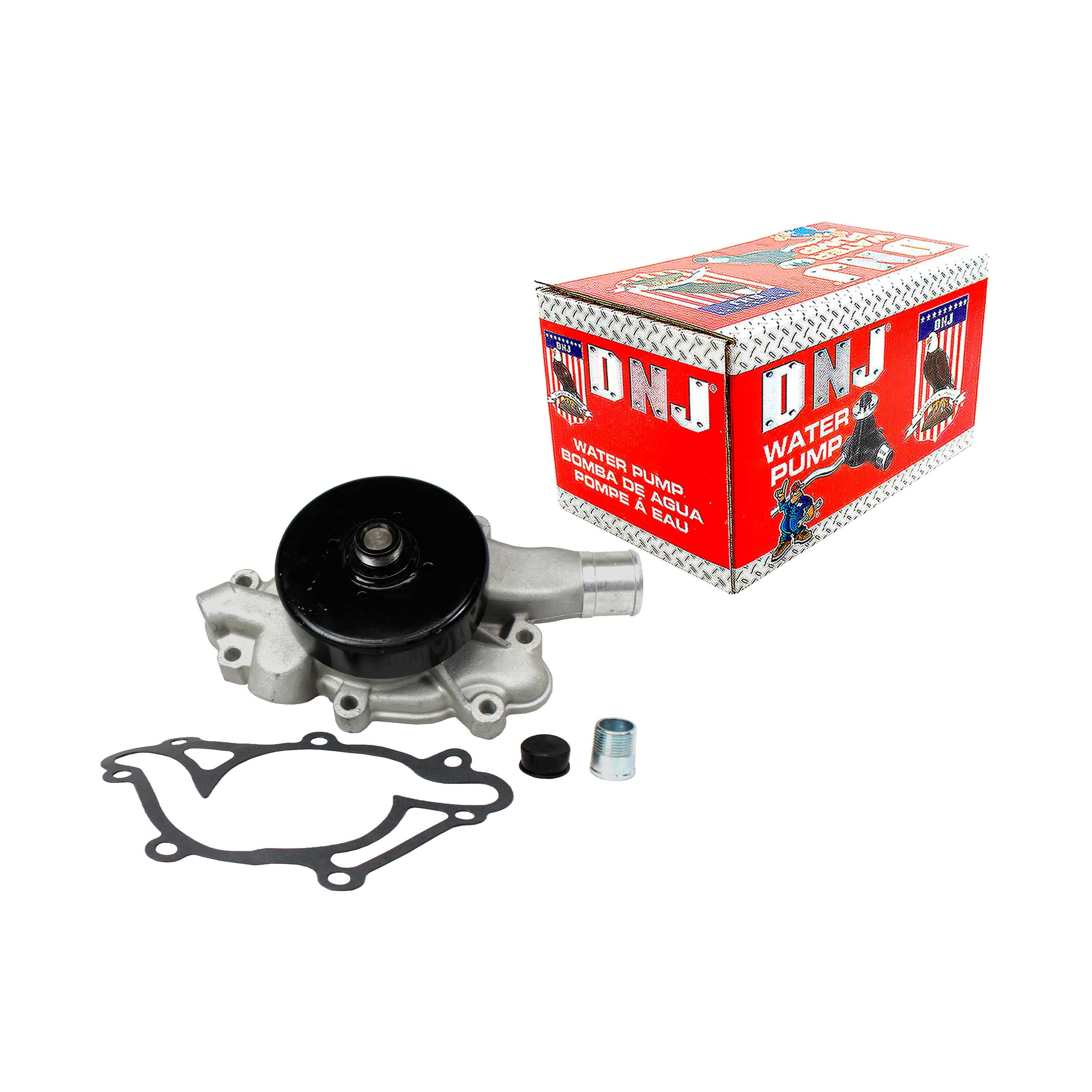 DNJ WP1142 Water Pump Fits Cars & Trucks 1992 Dodge Dakota B150 B250 3.9L V6 V8 OHV 12v 16v