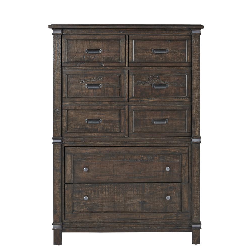 American Woodcrafters Farmwood Eight Drawer Chest