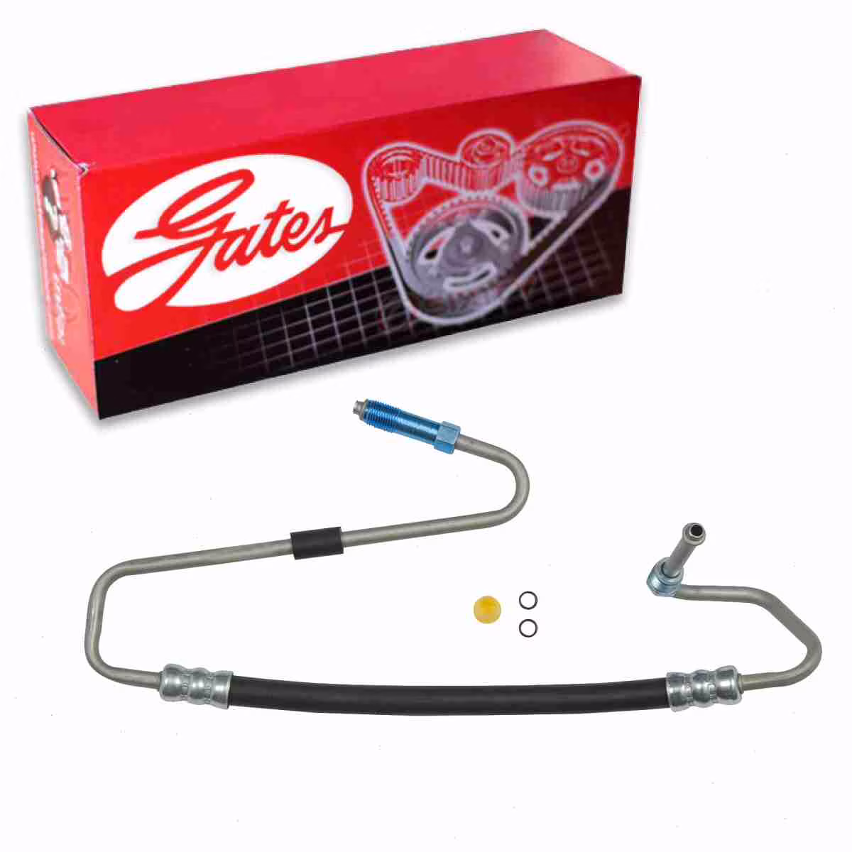 Gates Power Steering Pressure Line Hose compatible with Ram 2500 5.7L 6.7L L6 V8 2010-2012