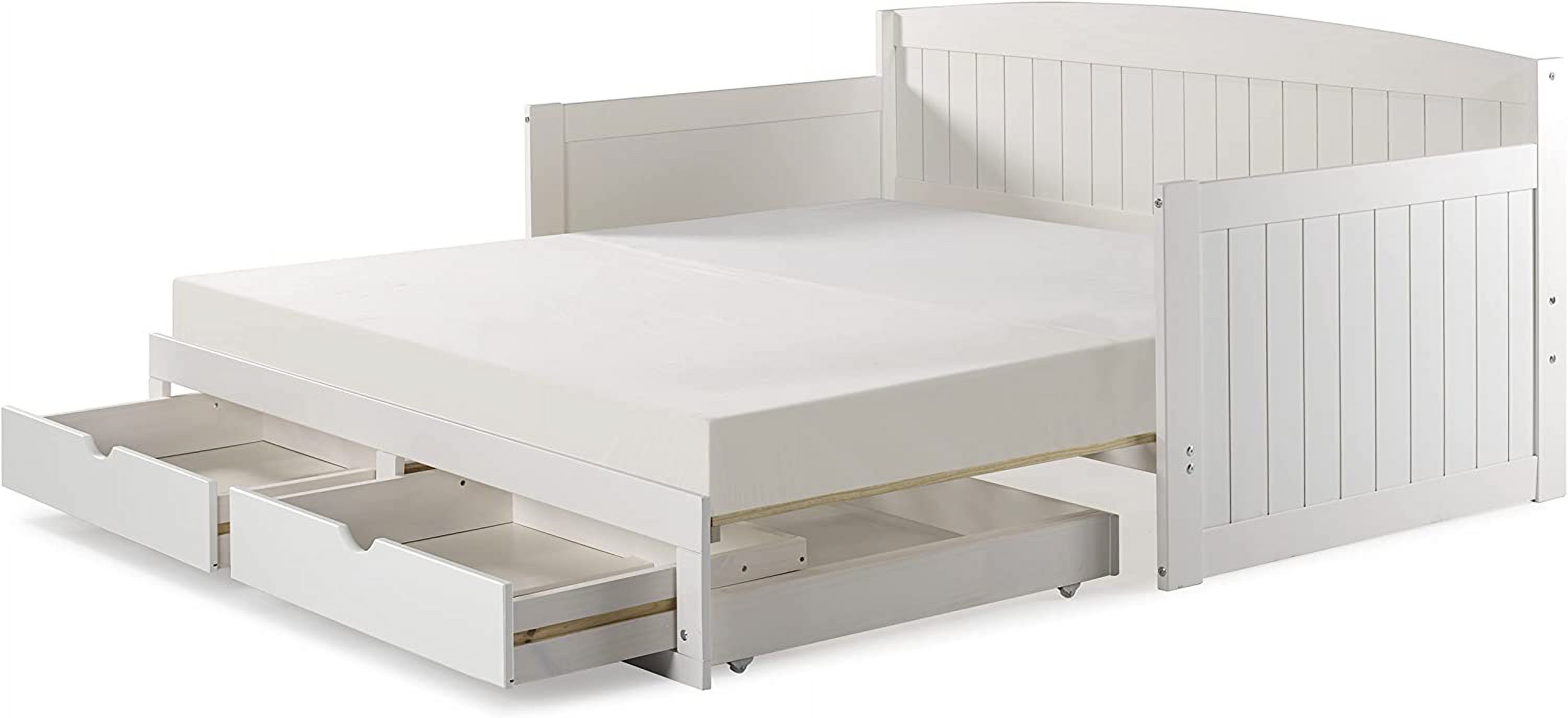 Popular Furniture Harmony Daybed  Twin  White